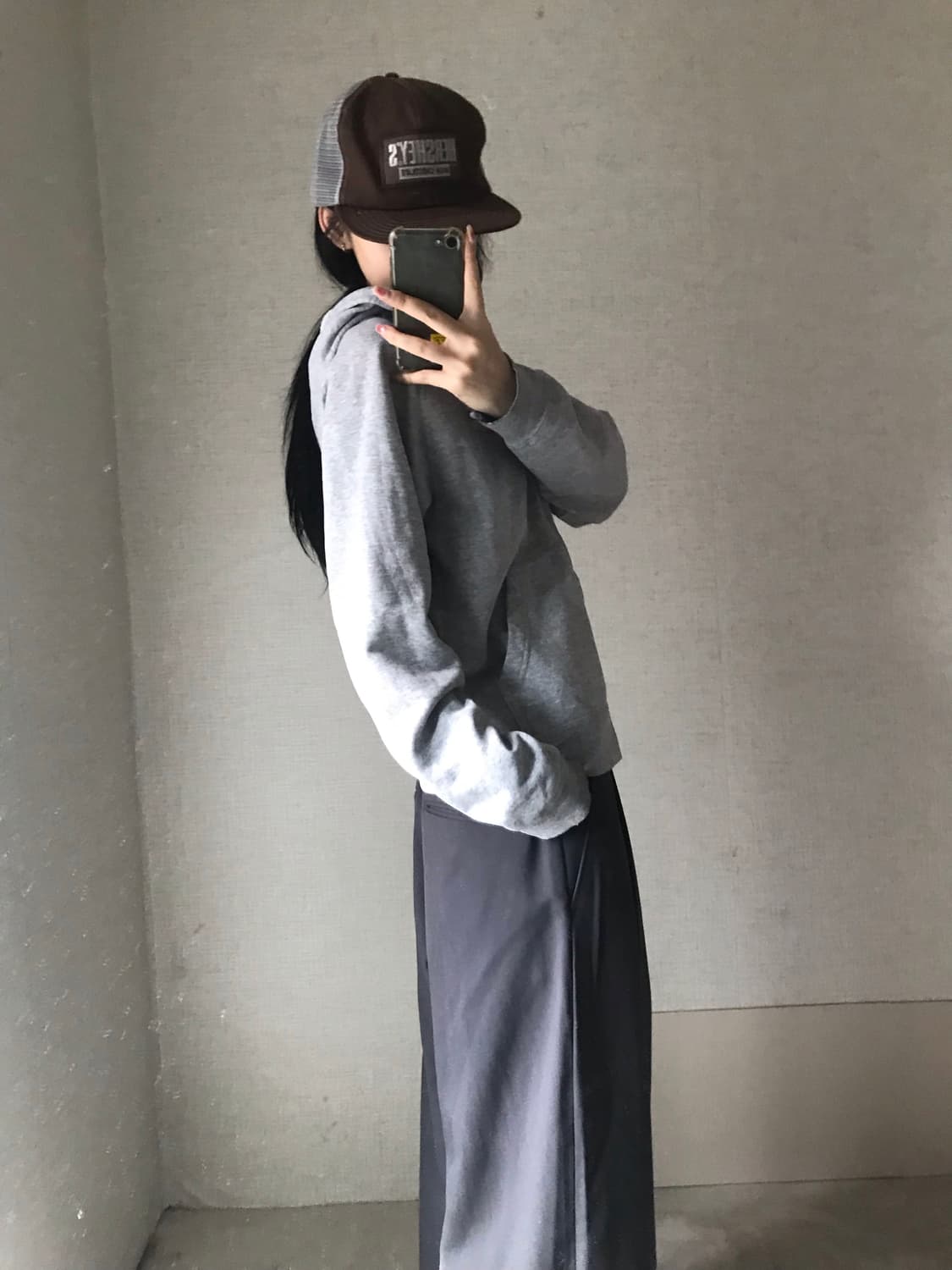 나이키 00s 그레이 후드집업 상품이미지2