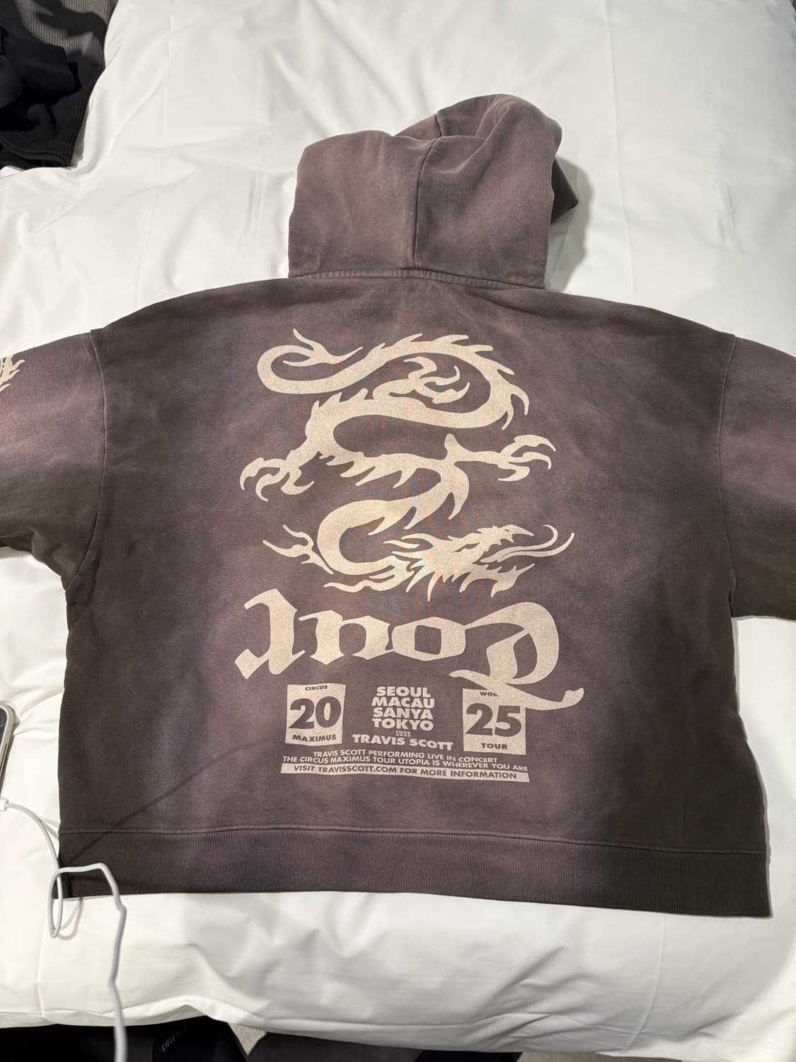 Travis scott 내한 머천 후디 L사이즈 상품이미지2