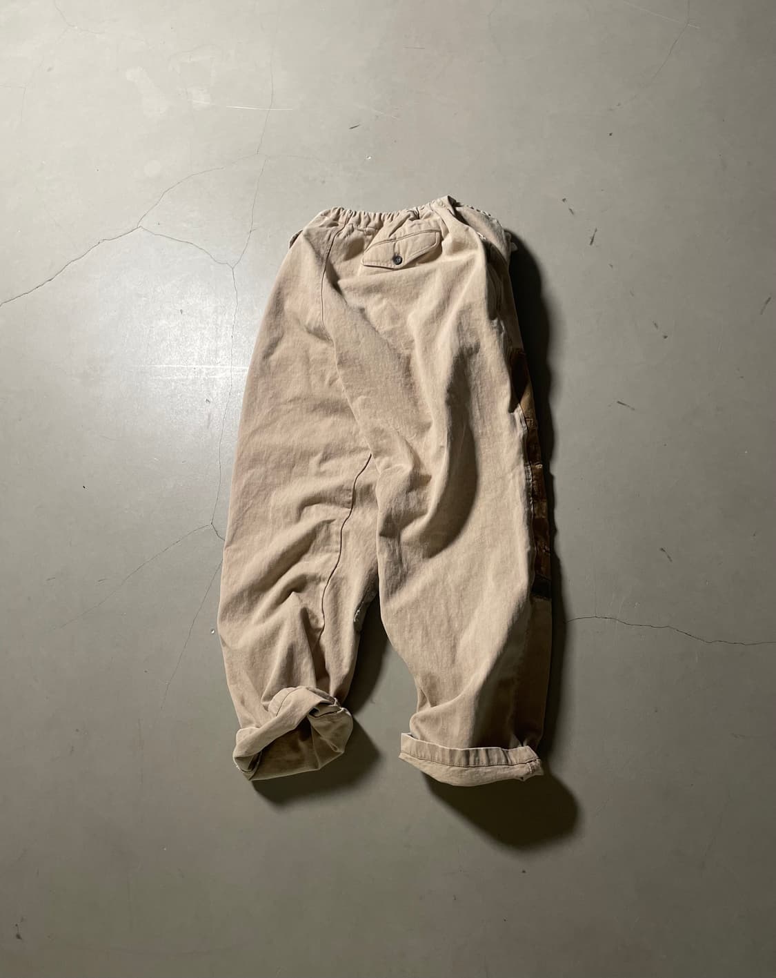 H•d One off Pigment Dyed Patchwork Pants 상품이미지7