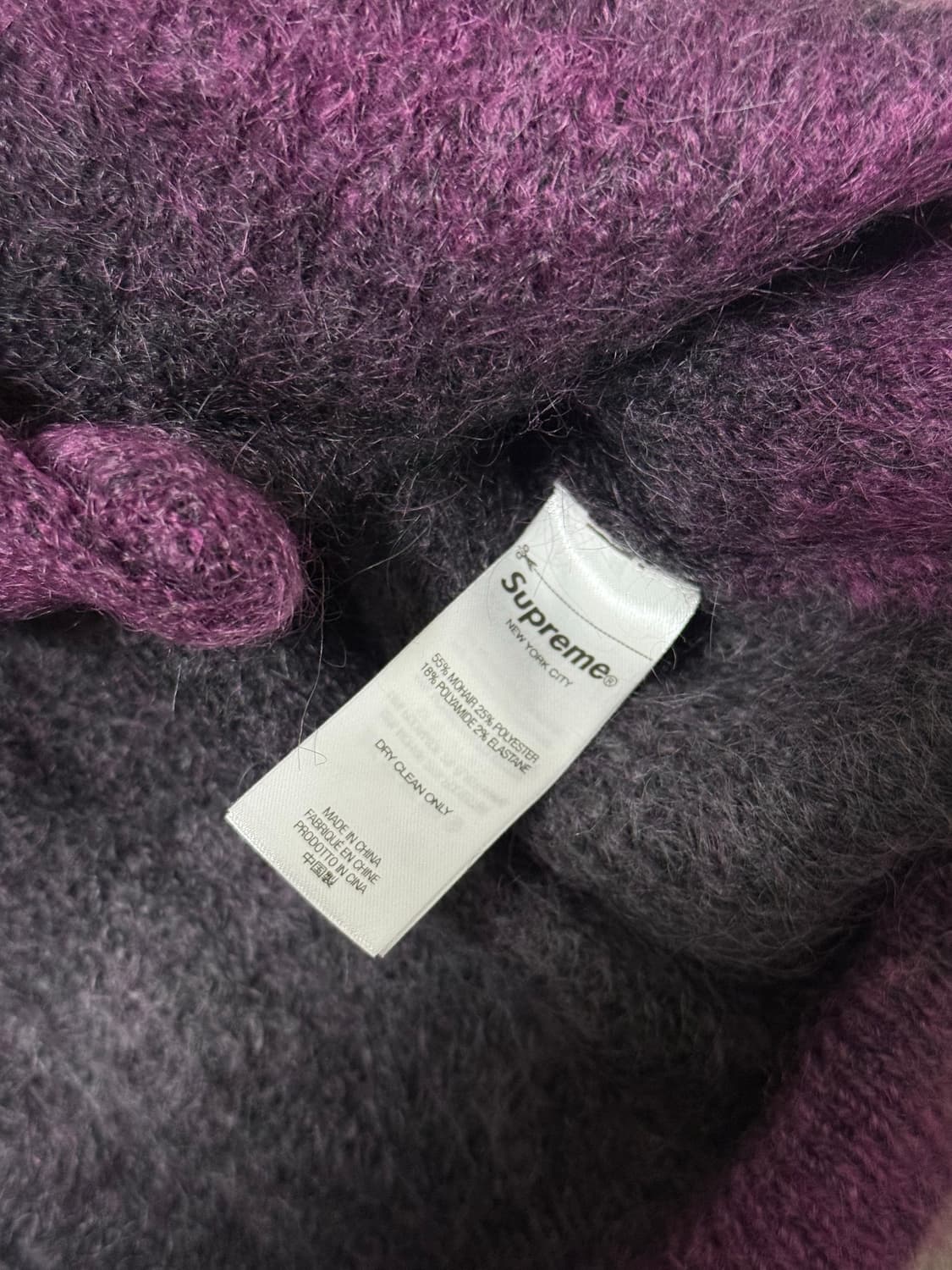 슈프림 히스테릭글래머 모헤어 집업 후드 L 상품이미지6