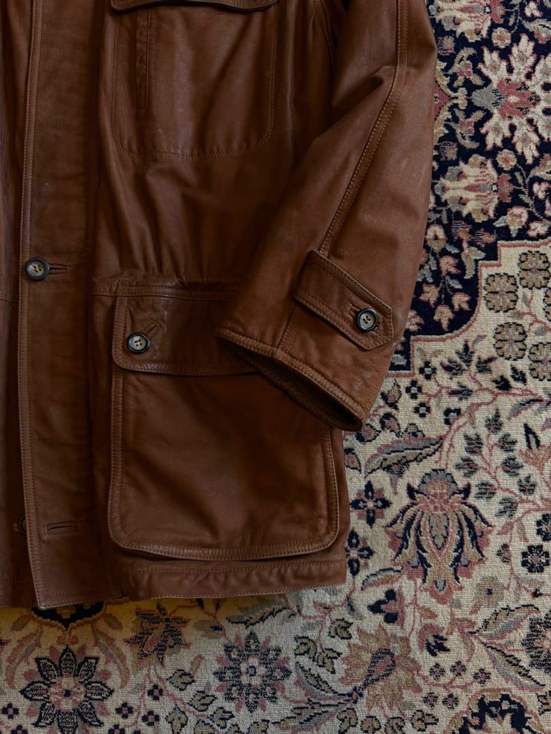 크리스티아노 디 띠엔느 레더 헌팅 자켓 105 상품이미지4