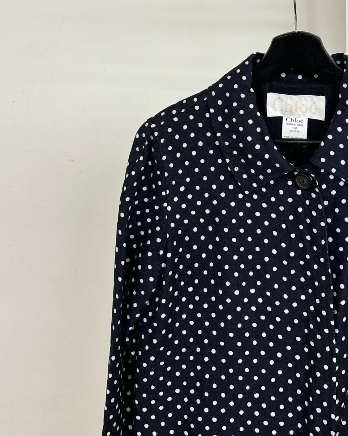 끌로에 네이비 도트 자켓 상품이미지3