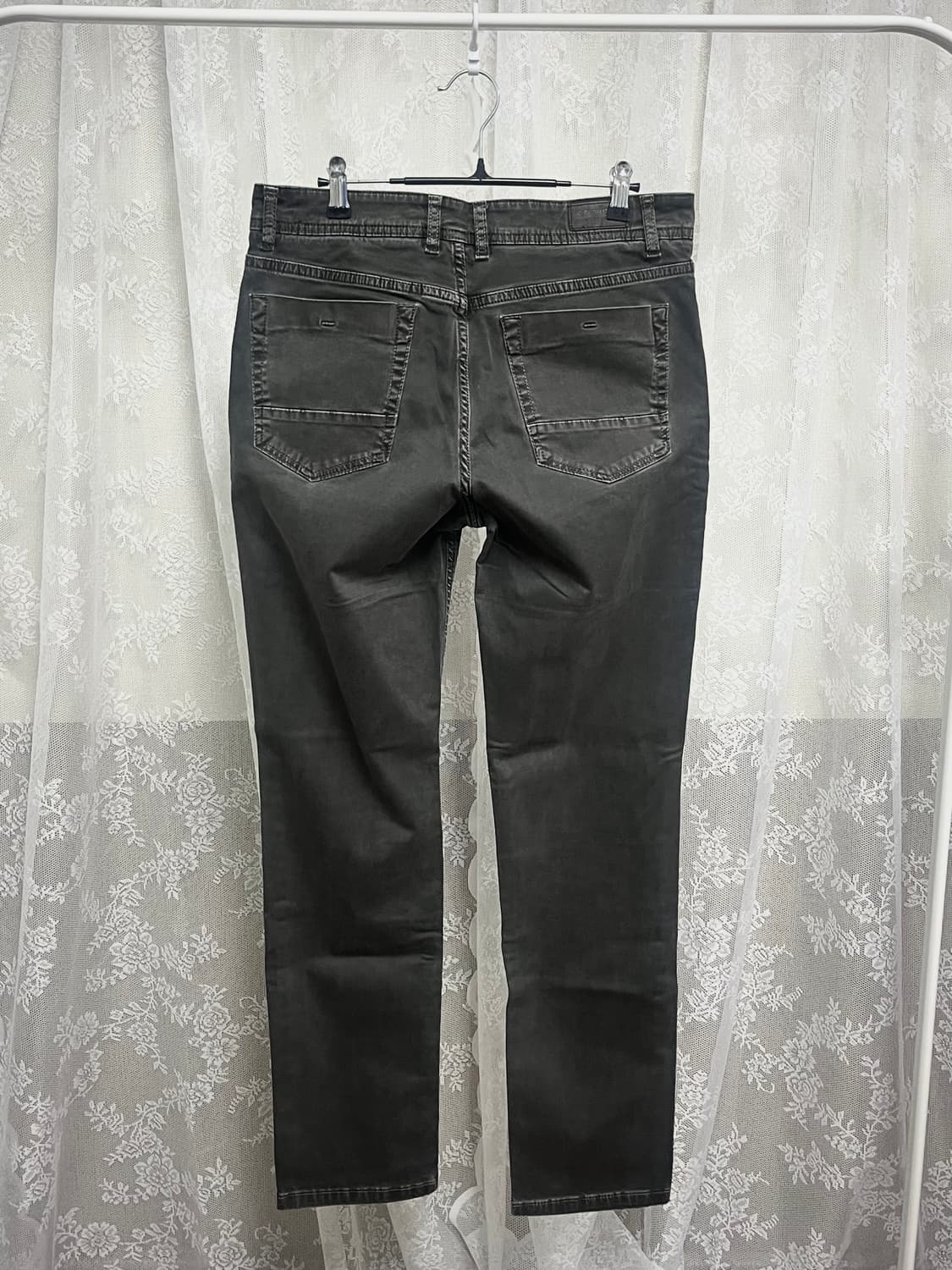 78-94) 시리즈 20fw 데님 팬츠 차콜 상품이미지2