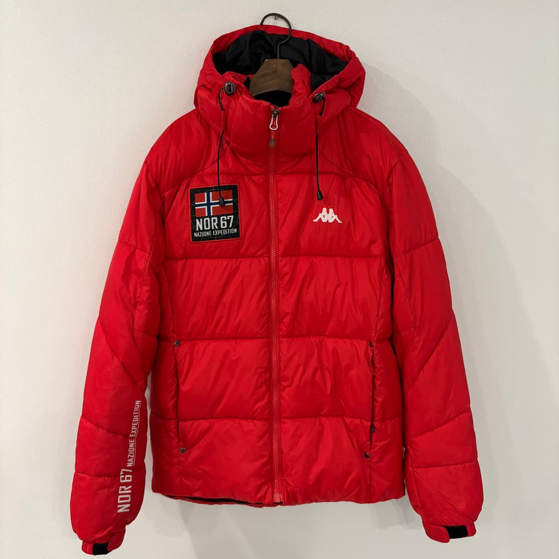 카파 NOR67 패딩 레드 S 상품이미지1