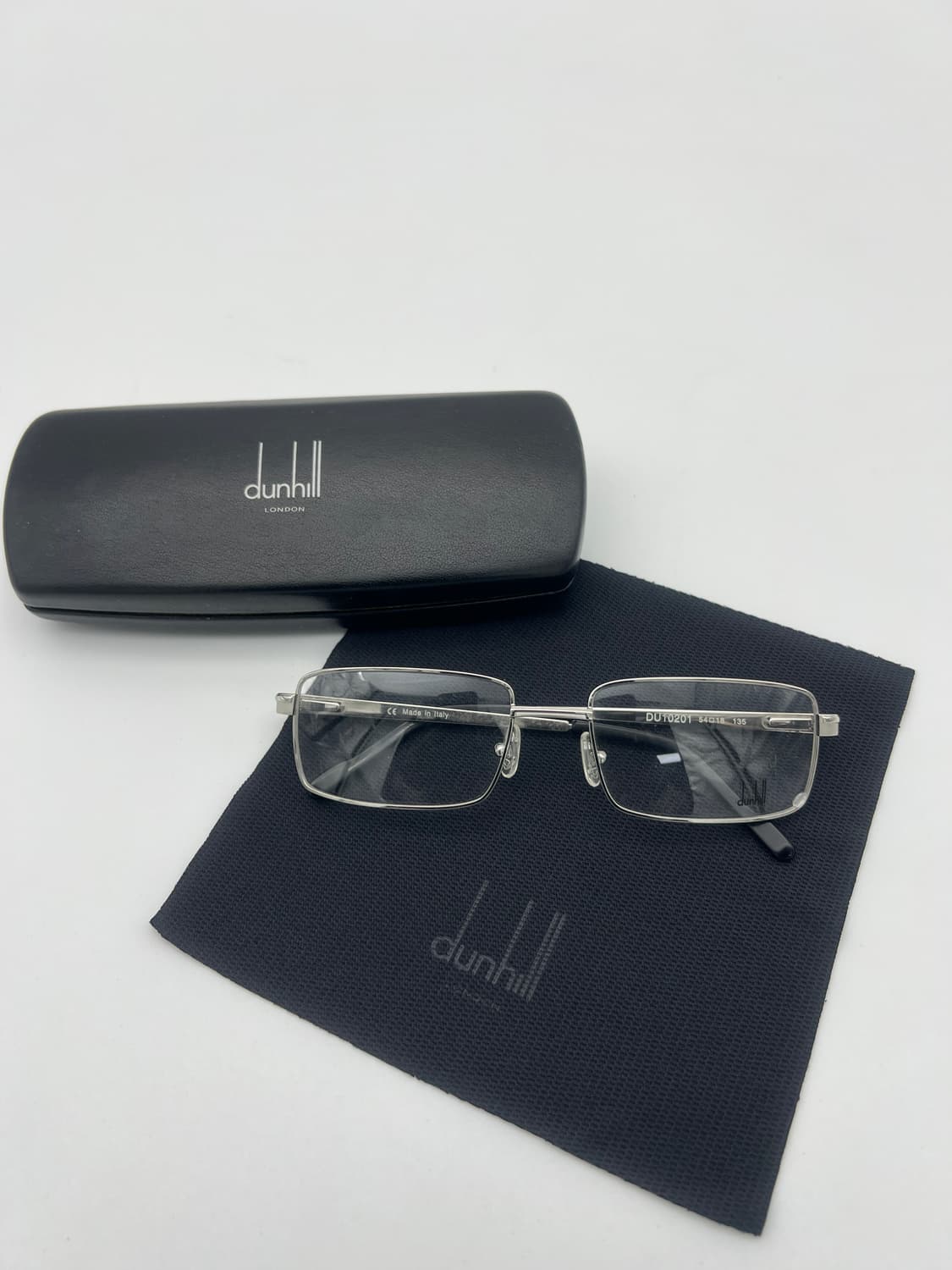 던힐 dunhill 직사각 메탈테 안경 DU10201 상품이미지1