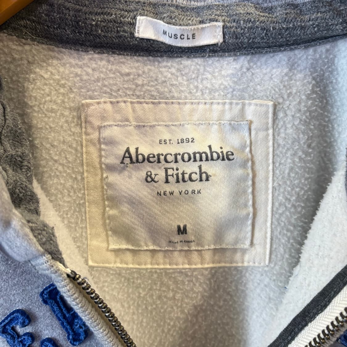 아베크롬비 그레이 후드집업 상품이미지4