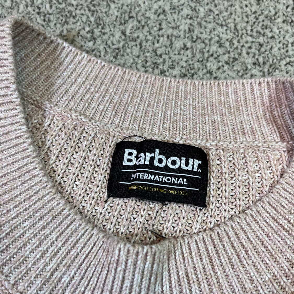 Barbour 바버 베이직 코튼 니트 상품이미지3