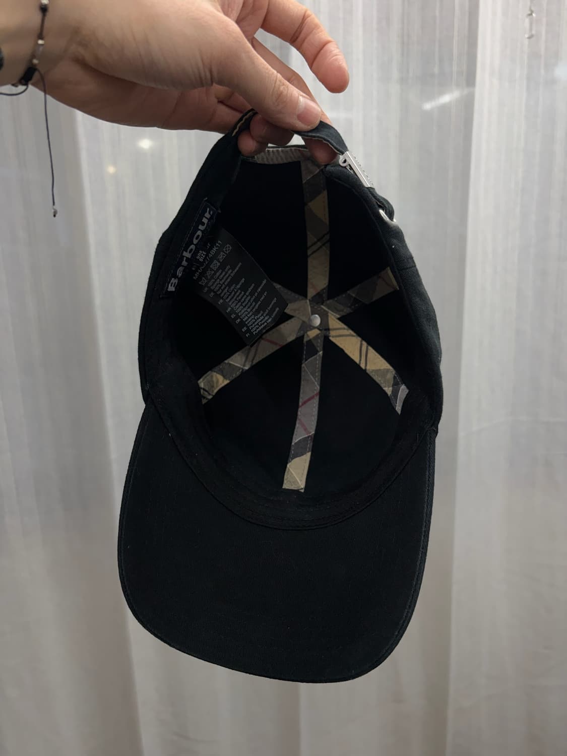 Barbour 바버 캐스케이드 볼캡 모자 Size: Free Size 상품이미지3