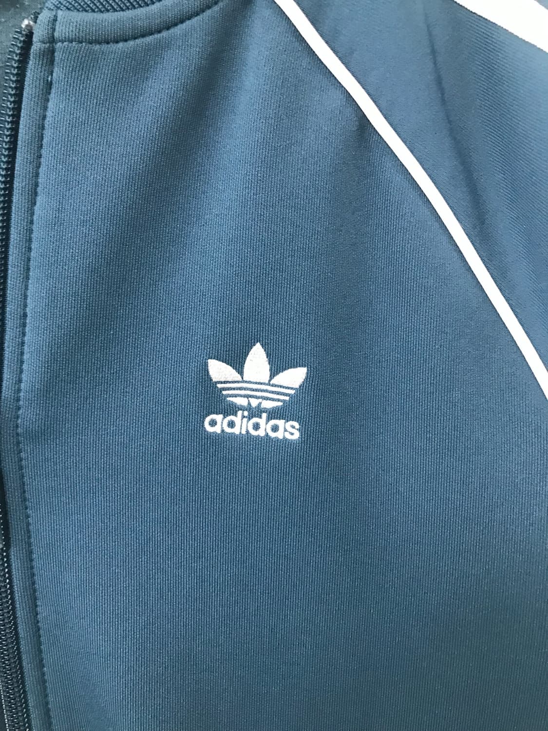 아디다스 슈퍼스타 청록 트랙탑 져지 상품이미지3