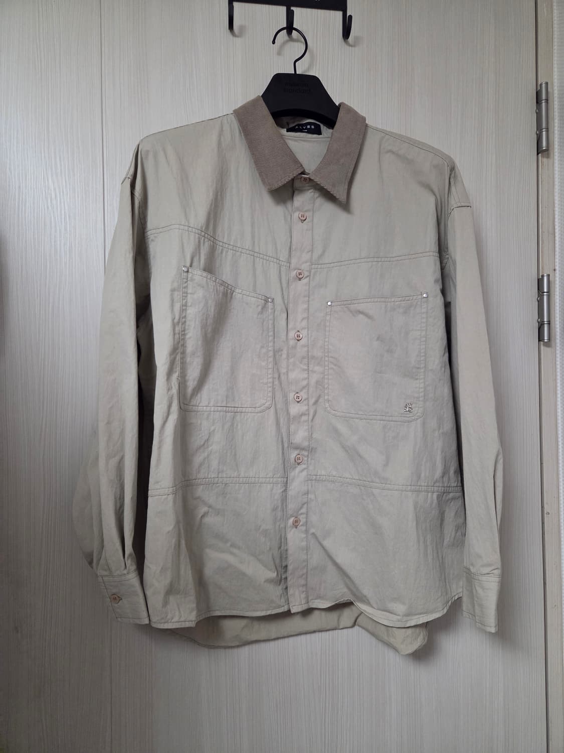 [L]알리스 콘트라스트 워크셔츠 상품이미지1