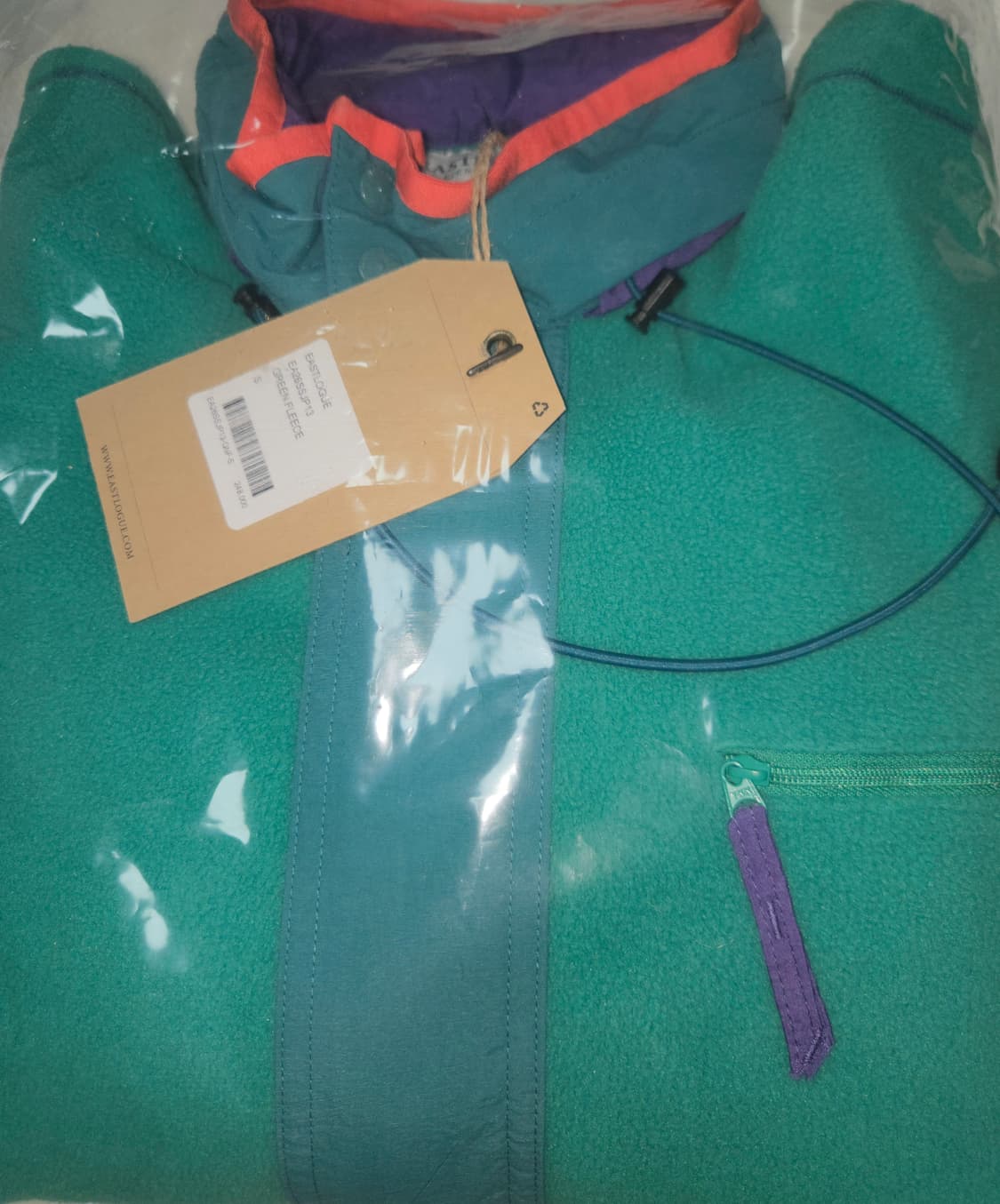 판매) 이스트로그 후리스 그린 s 상품이미지1