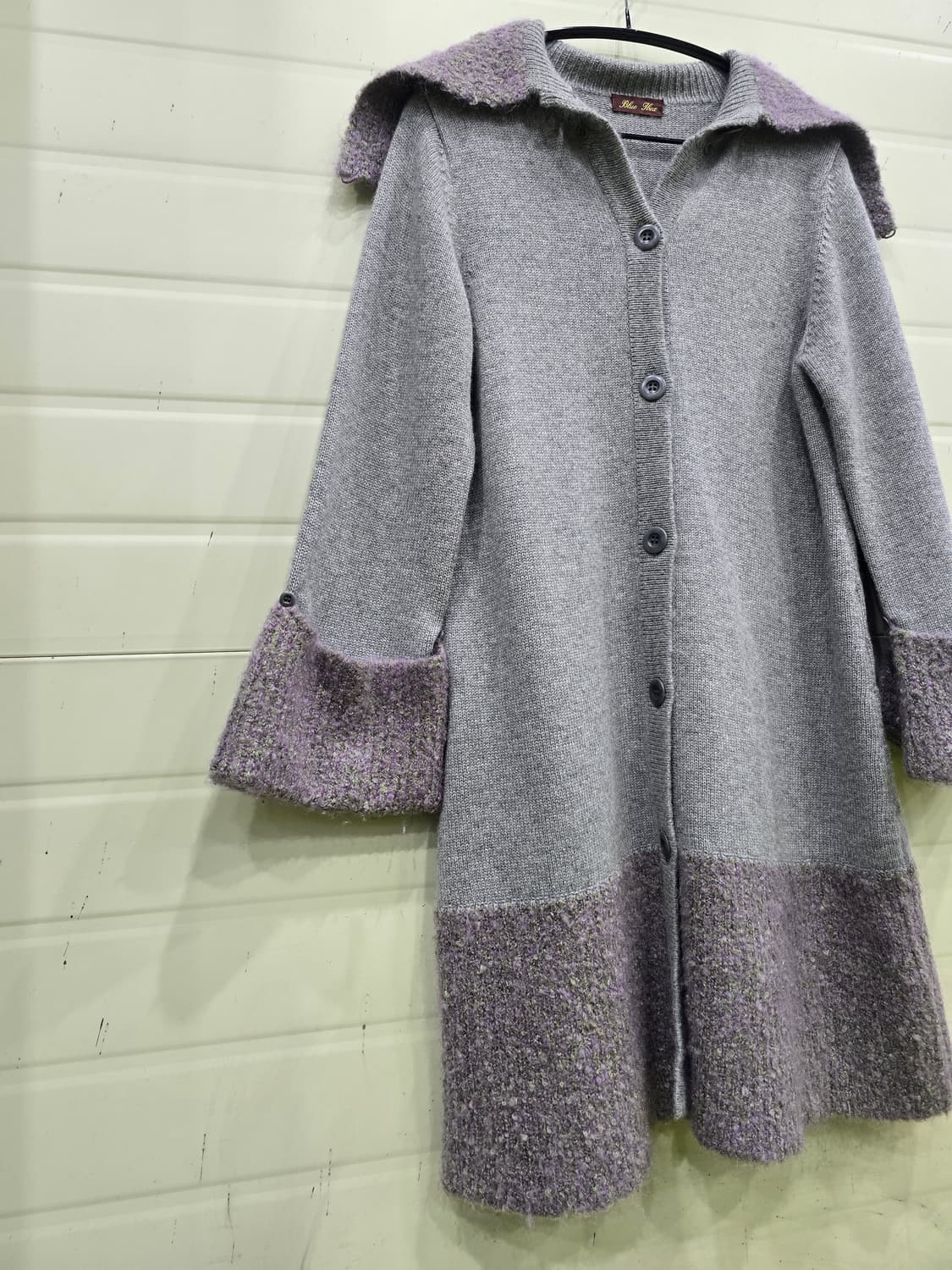 일본빈티지 캐시미어 혼방 니트 코트 M 상품이미지10