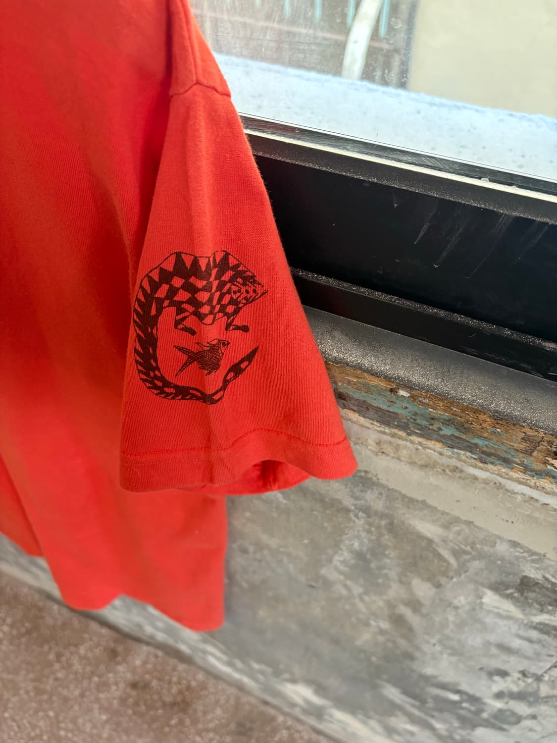 A.A.R Yohji Yamamoto Red Orange T Shirt 상품이미지4