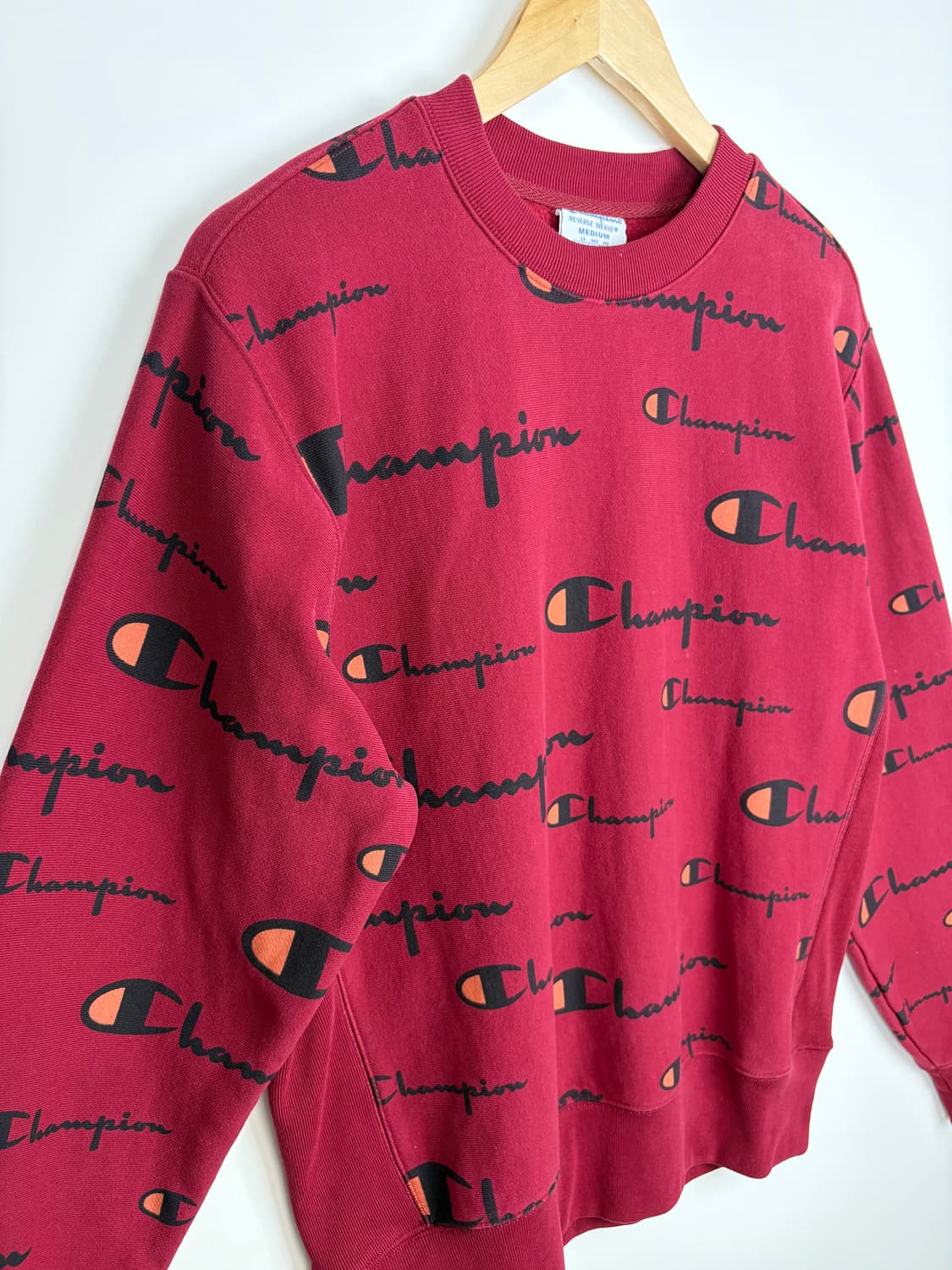 챔피온 리버스 위브 스펠링 모노그램 패턴 크루넥 스웻셔츠 상품이미지2