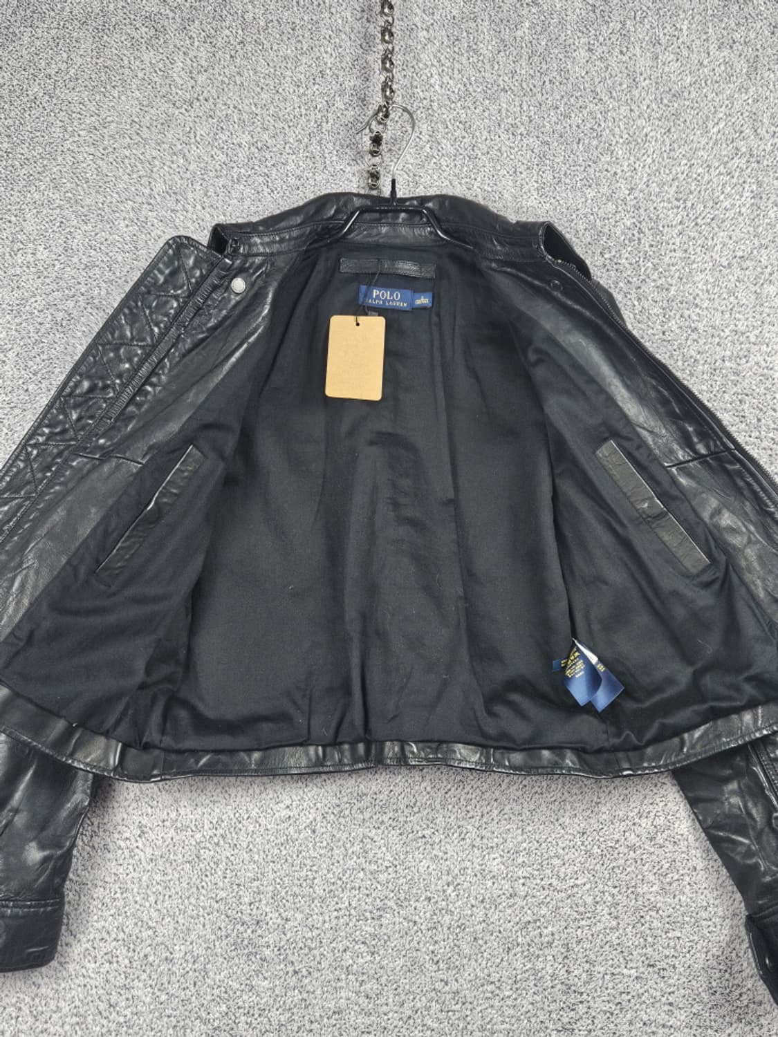 폴로랄프로렌 송아지가죽 모터라이딩 자켓 ( S ) / 10482 상품이미지9