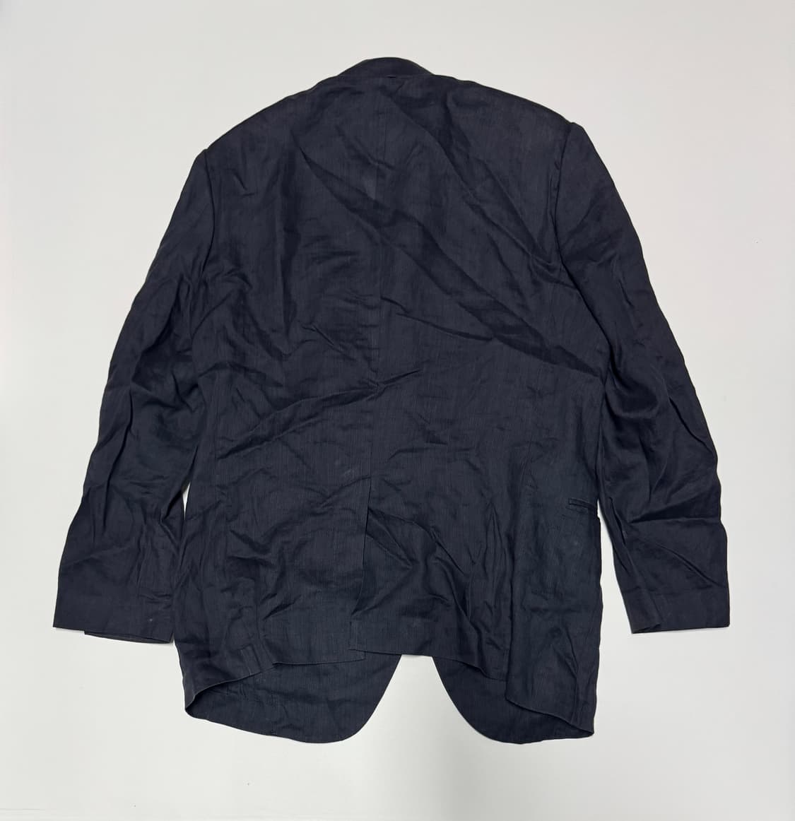 닥스 daks 투 버튼 린넨 정장 자켓 M 블랙 상품이미지2