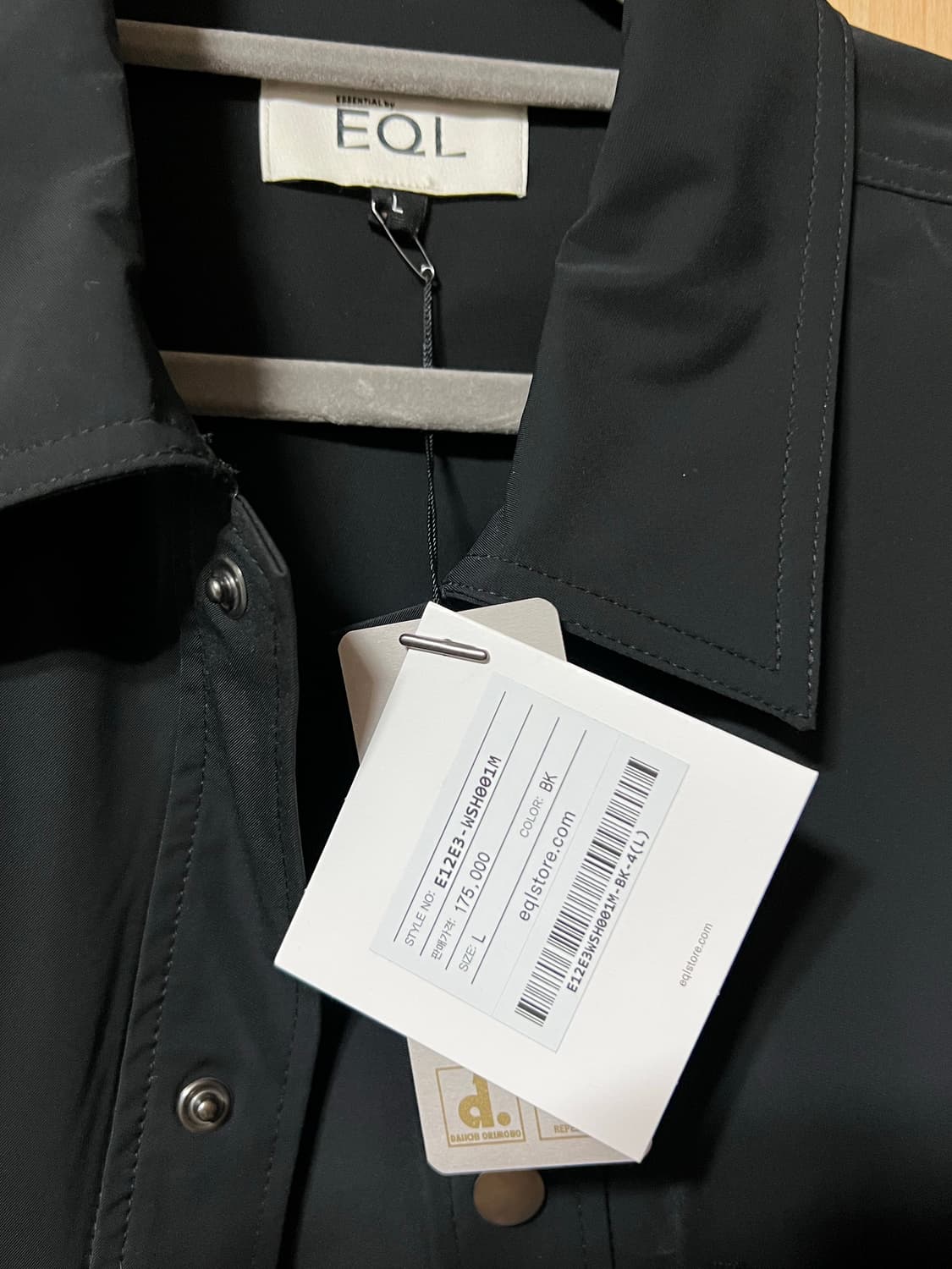 에센셜바이이큐엘 남자 셔츠 자켓  상품이미지3