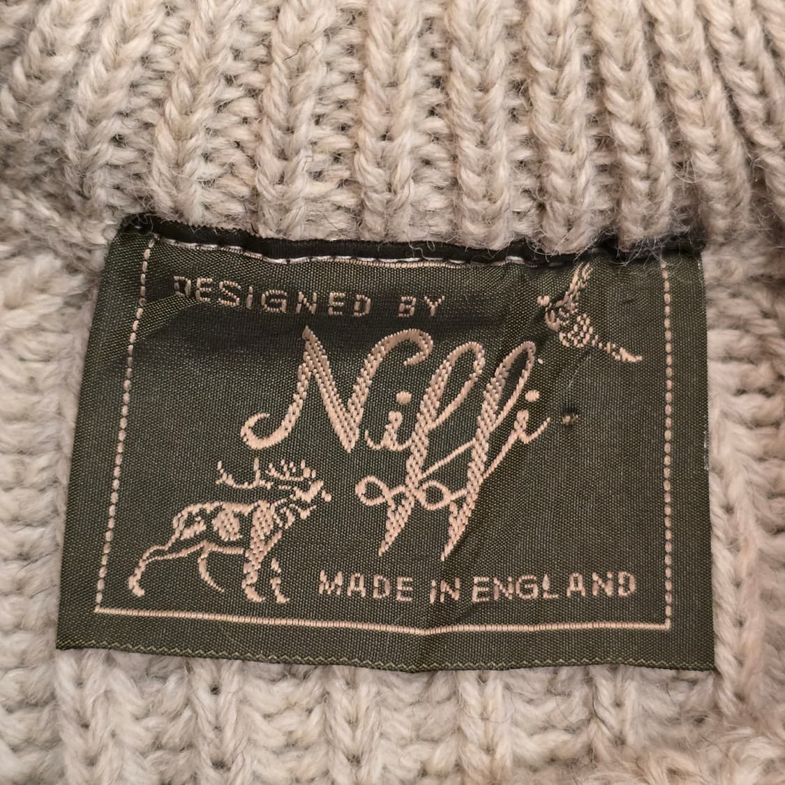 80s Niffi 컨트리슈팅 스웨터 MADE IN ENGLAND 상품이미지5