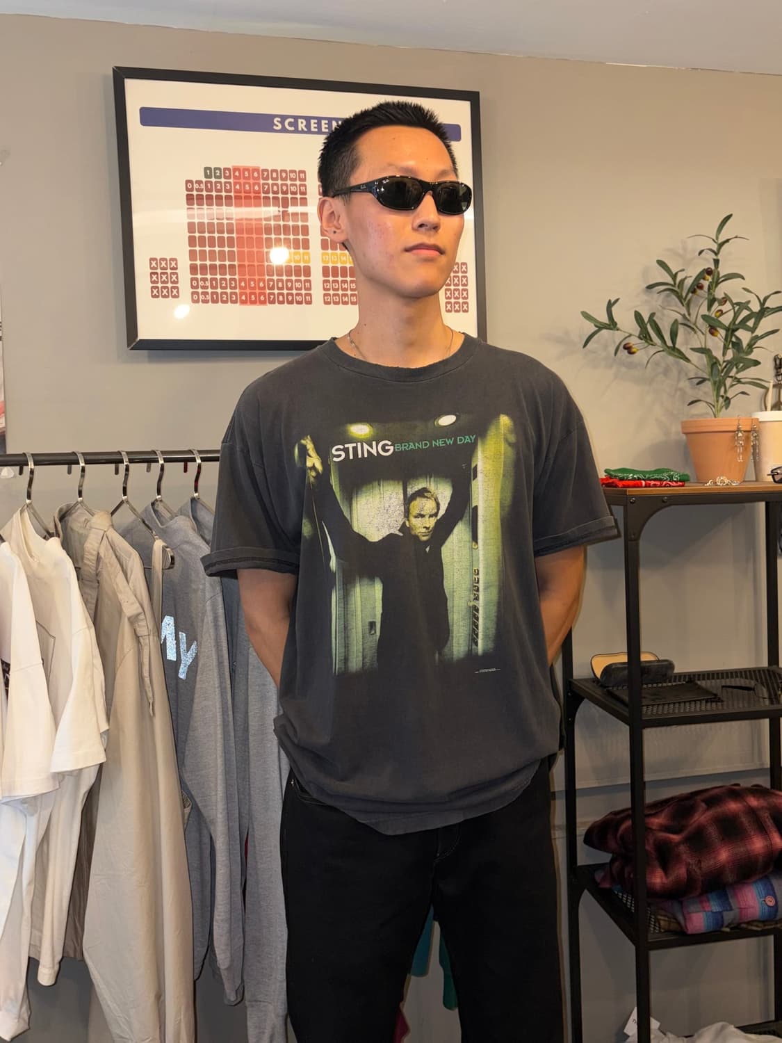 90‘s Sting Brand New day world tour T-sh 상품이미지1