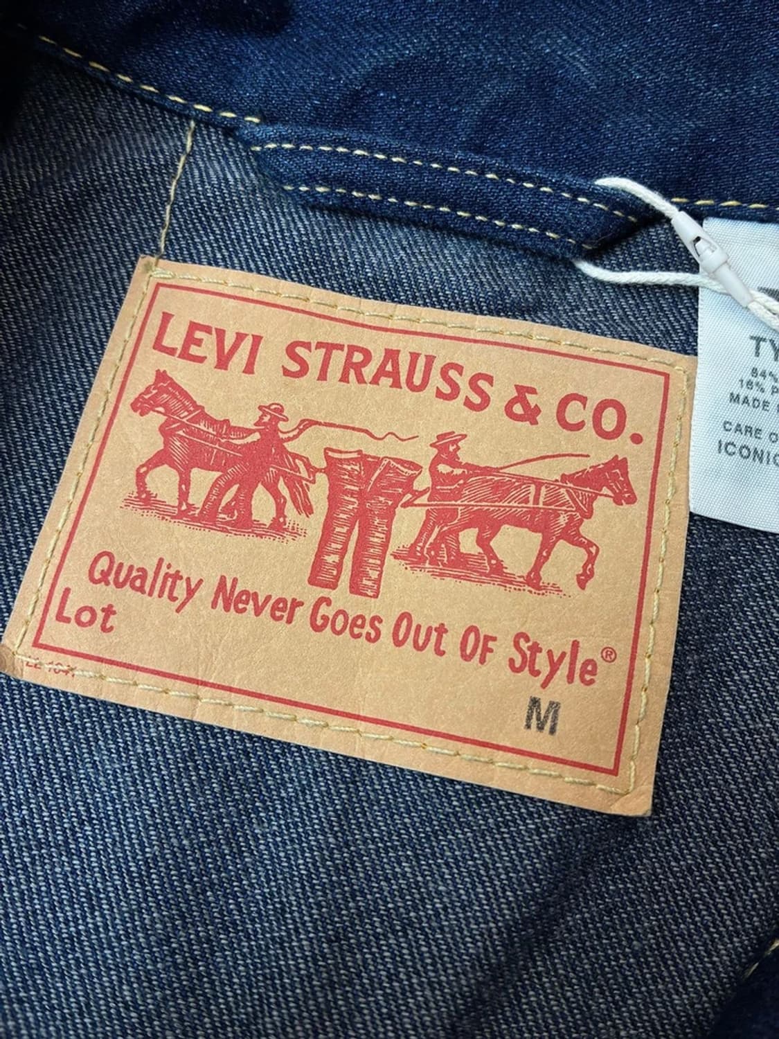 리바이스 00's 타입 1 아이코닉 데님 자켓 PN6131 상품이미지8