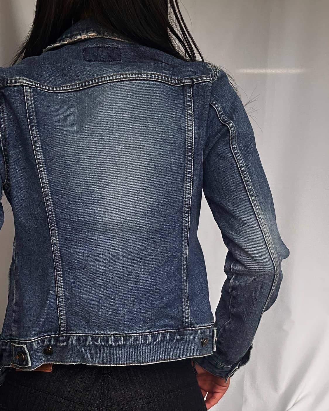 빈티지 중청 데님자켓 상품이미지5