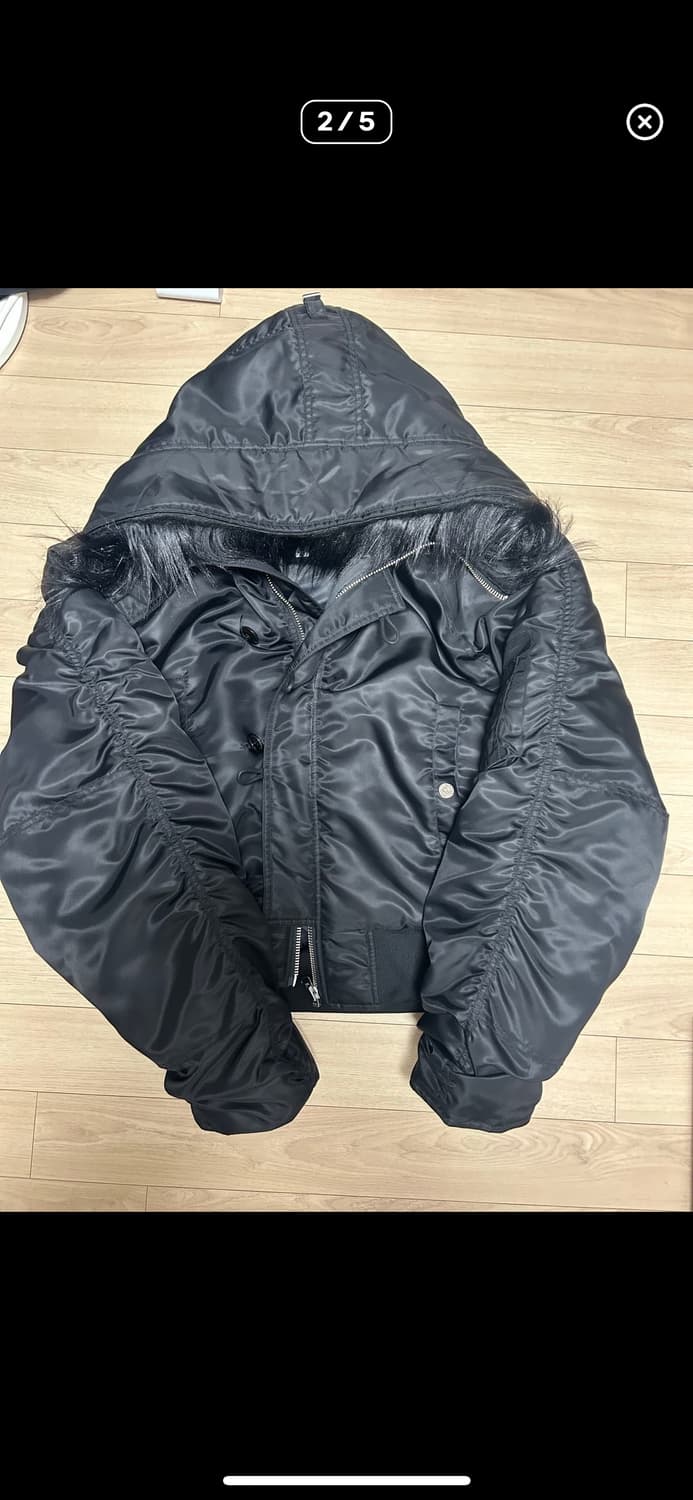 Sundayoffclub 퍼 후디드 봄버 자켓 2 희귀매물 상품이미지2