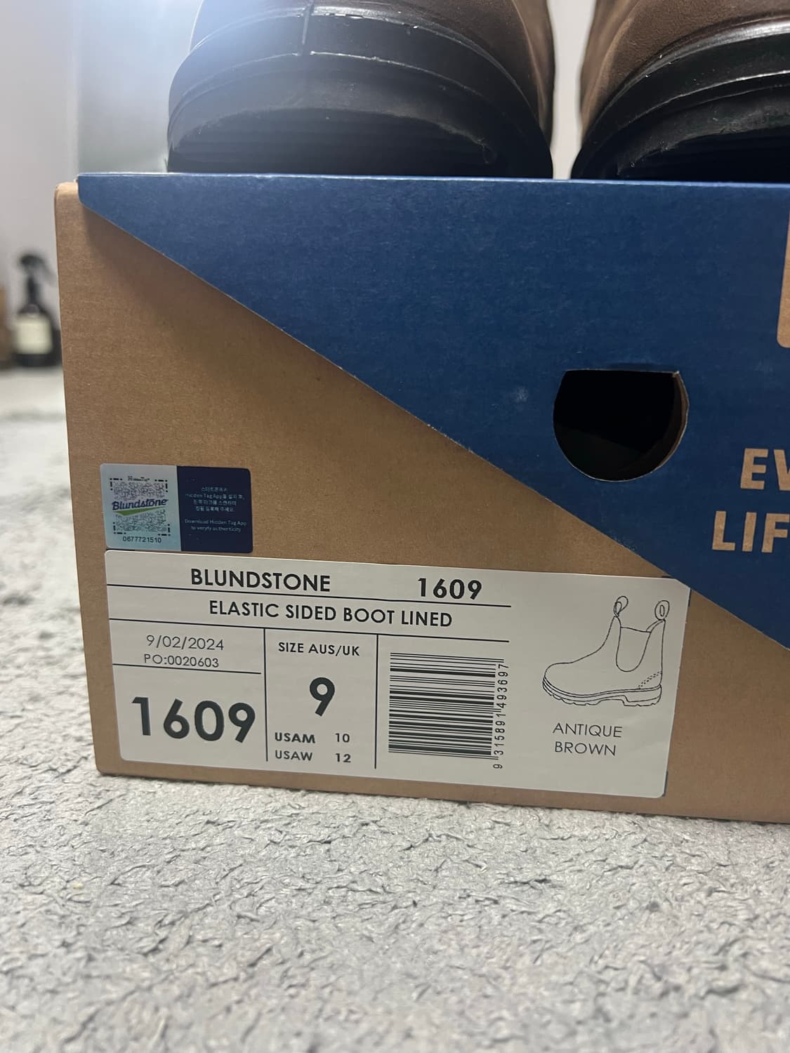 블런드스톤  클래식 1609 첼시부츠 앤틱브라운 AU9사이즈 상품이미지6