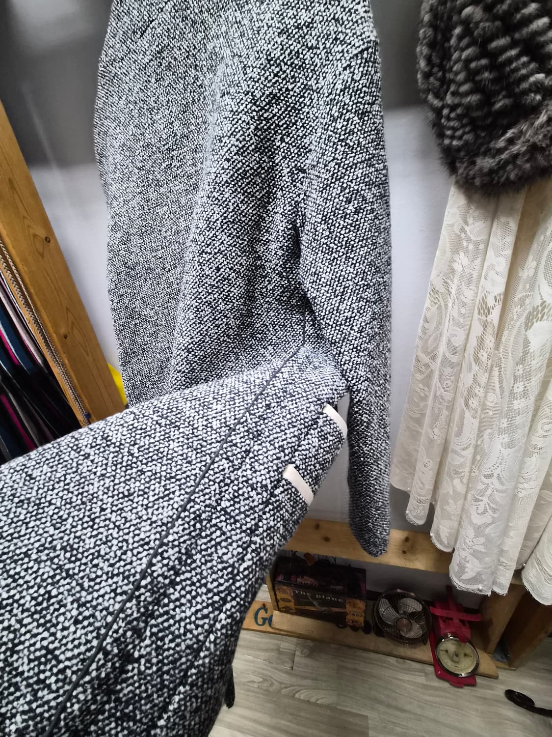 듀엘 트위드 집업코트 상품이미지7