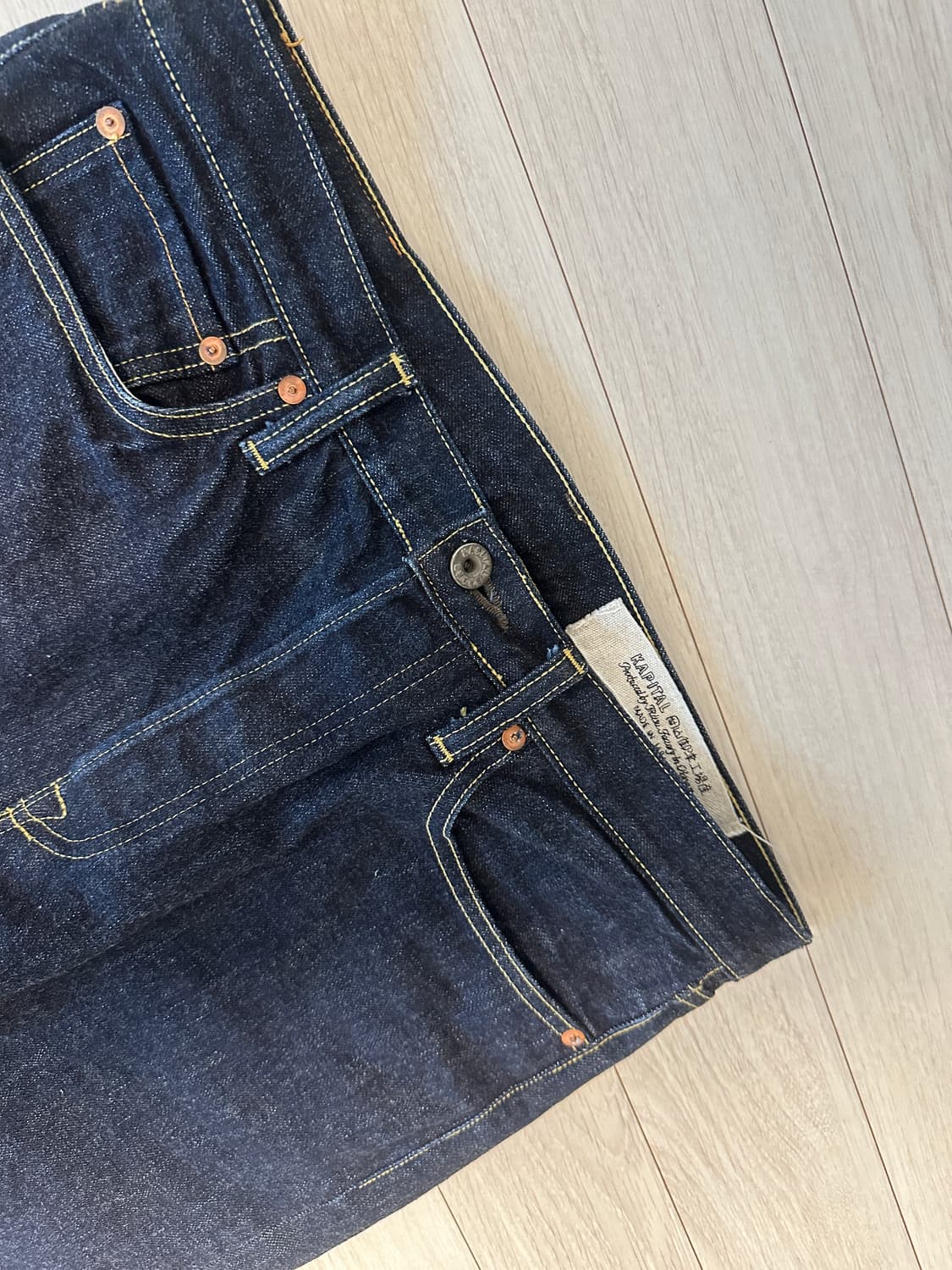 캐피탈 14oz 원워시 데님팬츠 상품이미지3