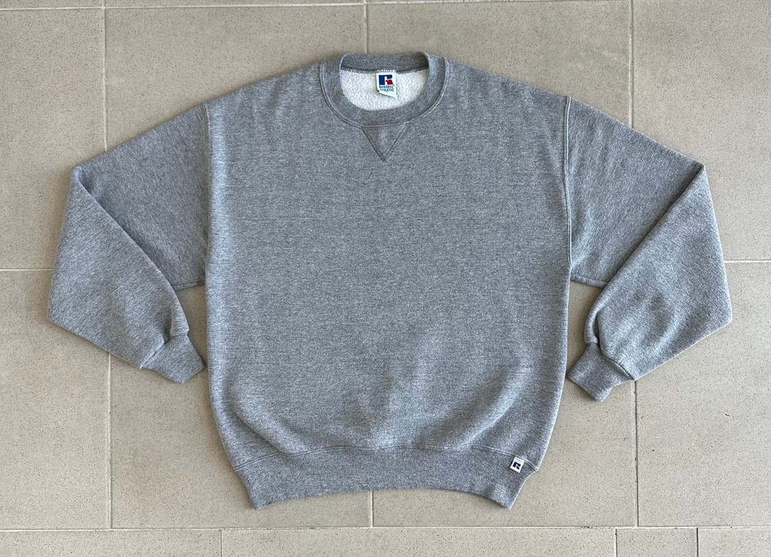 90s 빈티지 러셀 스웻셔츠 그레이 L USA 상품이미지1