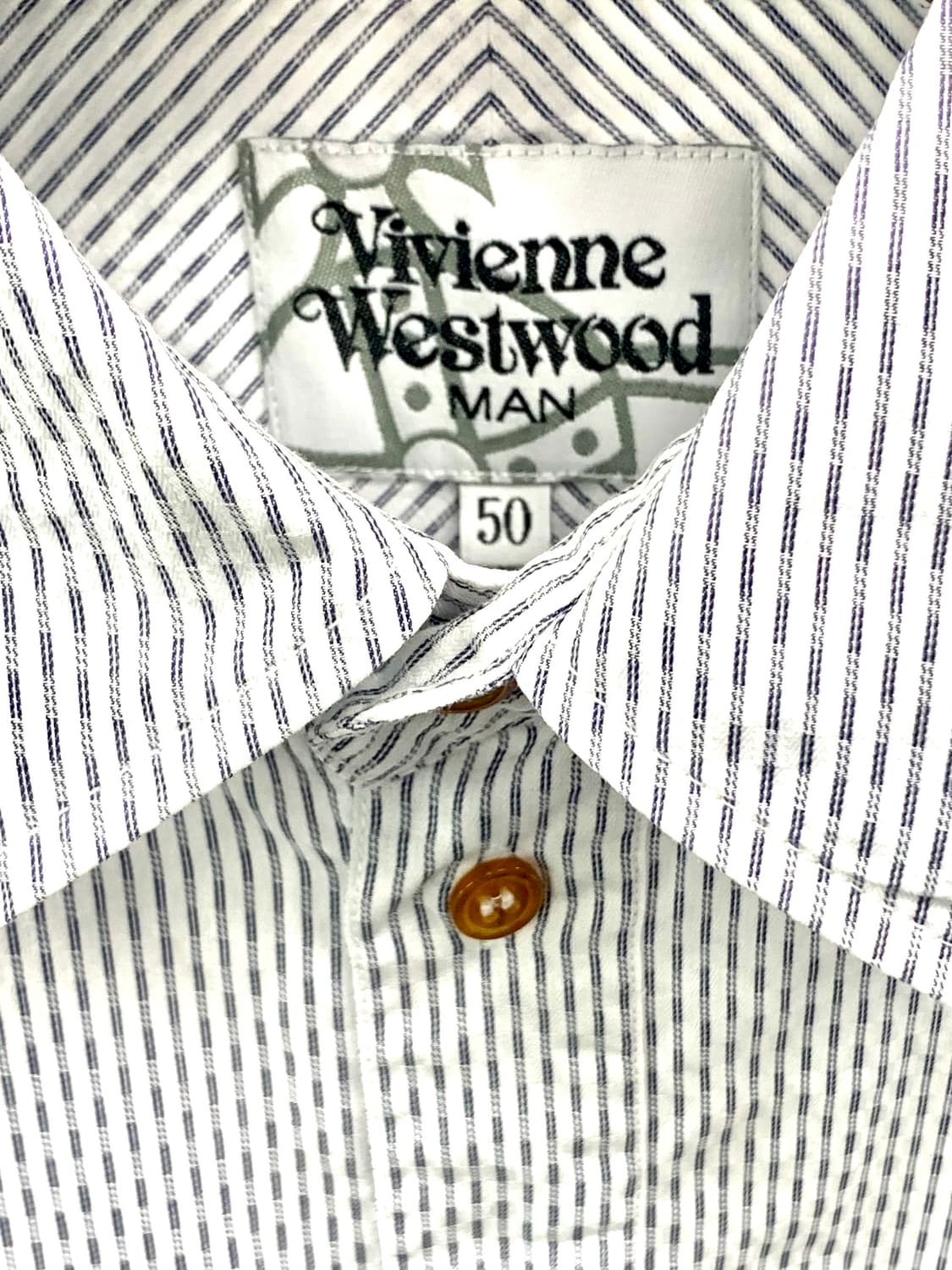 Cut-out Sleeve Striped Shirt 상품이미지4