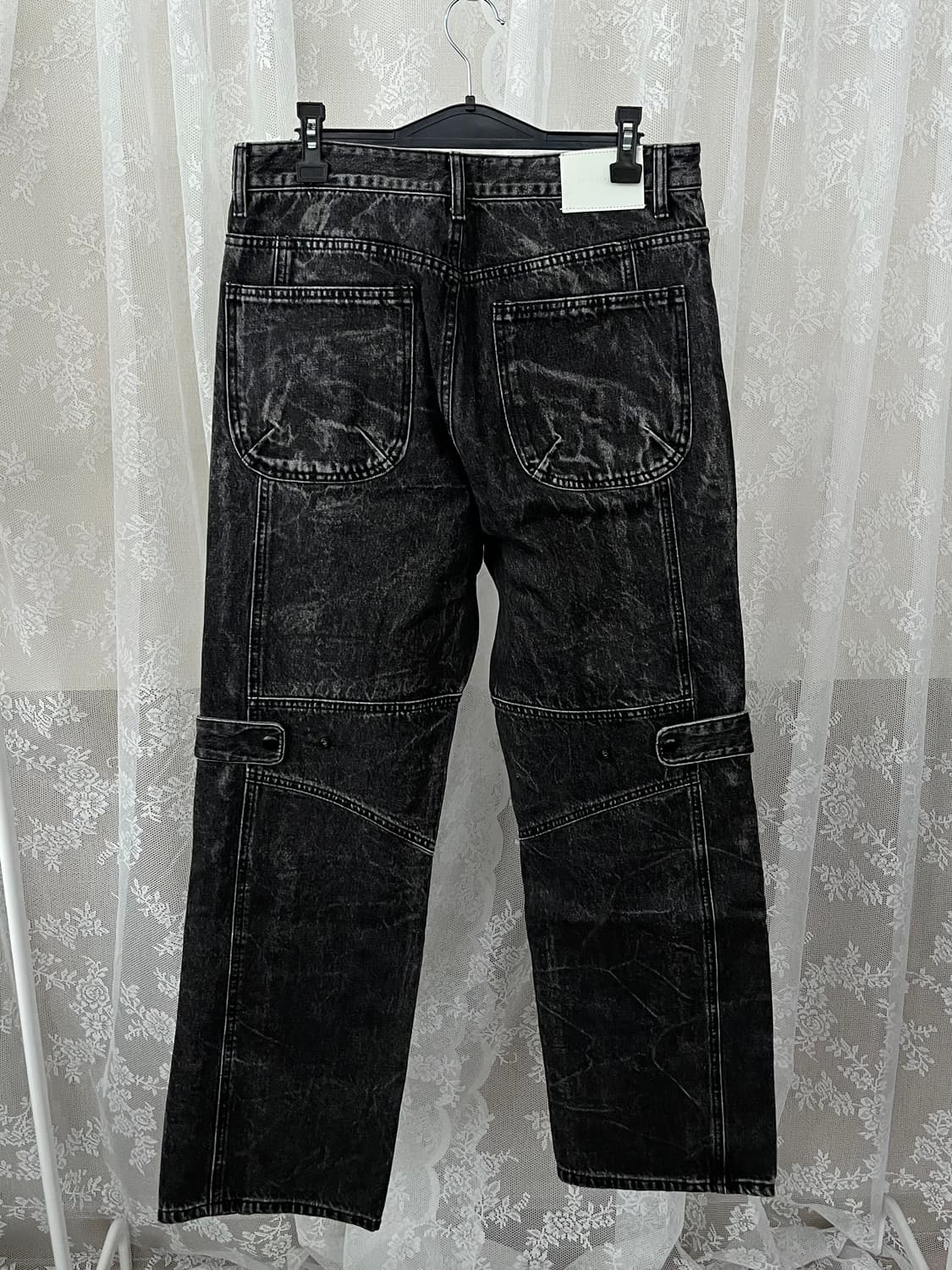 48) 메종미네드 바이커 팬츠 흑청 상품이미지2