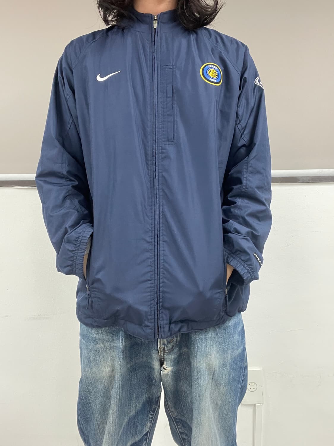 [M] 00s 나이키 인터밀란 바람막이, 트랙자켓, 윈드브레이커  상품이미지5