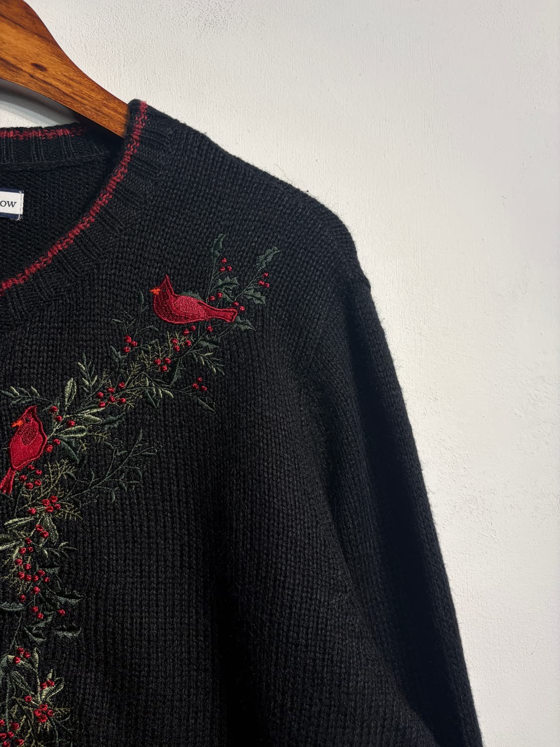 [L] U.S.A. 라미&실크 어글리니트 리스 가디건 L 상품이미지5