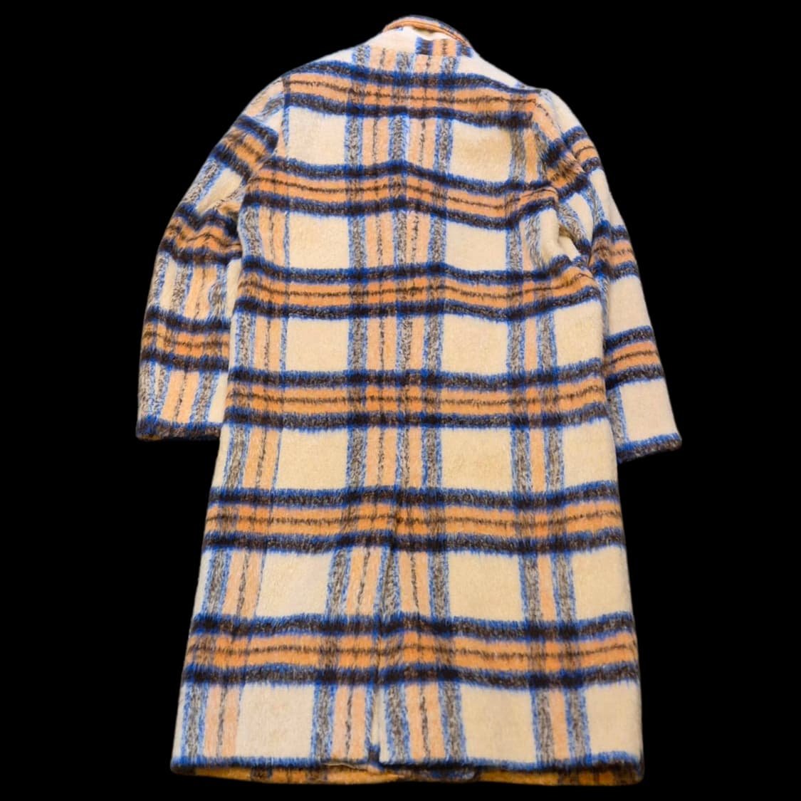 여성-FREE 체크 롱코트 상품이미지2