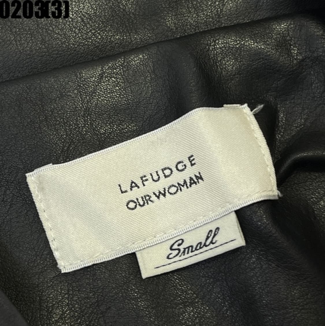 라퍼지스토어 크롭 레더 자켓 상품이미지4