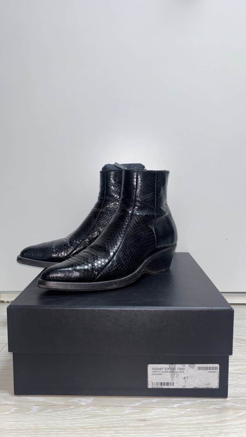 생로랑 19FW 파이톤 부츠 41사이즈 상품이미지2