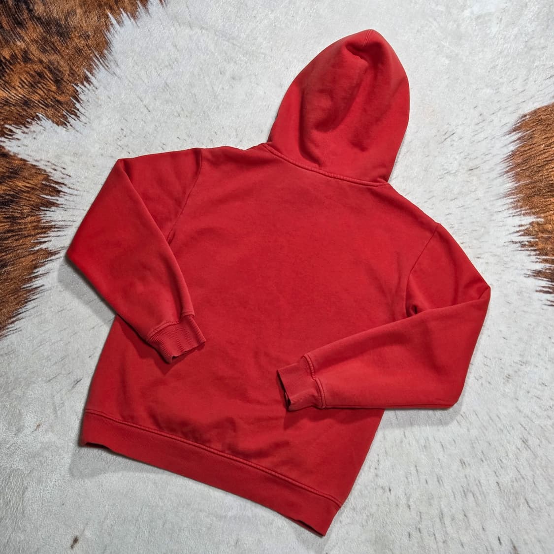 아디다스 레드 자몽 빅로고 약기모 후드티 상품이미지4