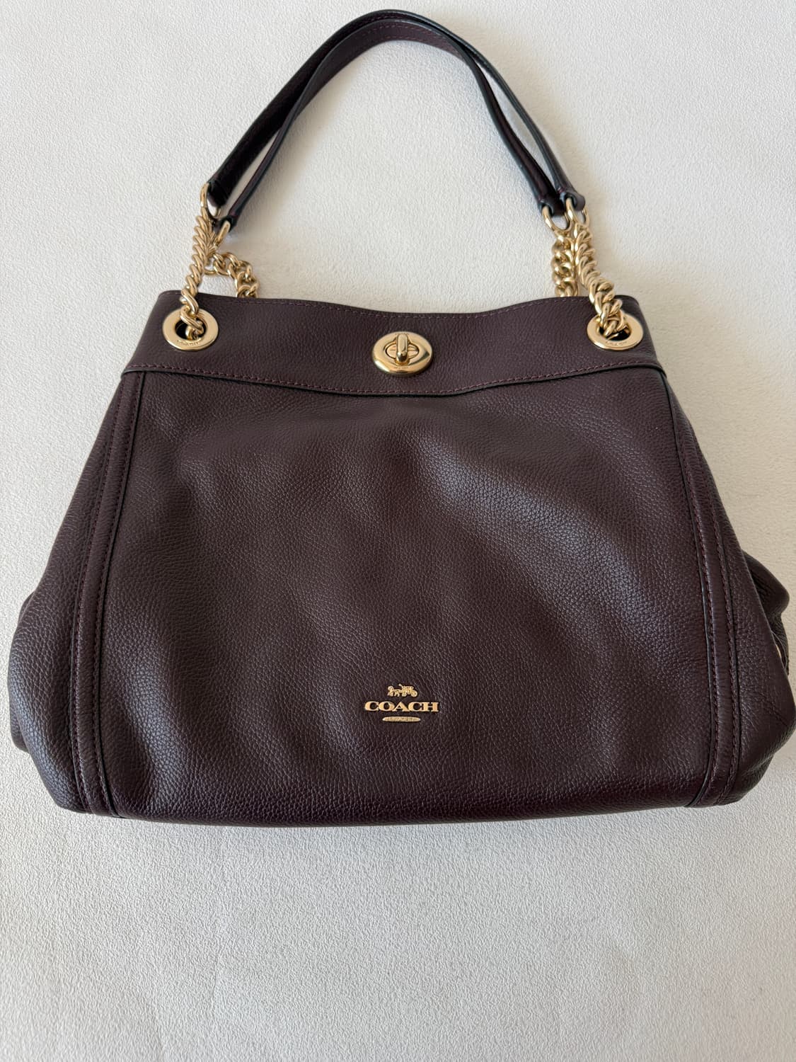 코치(COACH) 레더 숄더백 상품이미지3