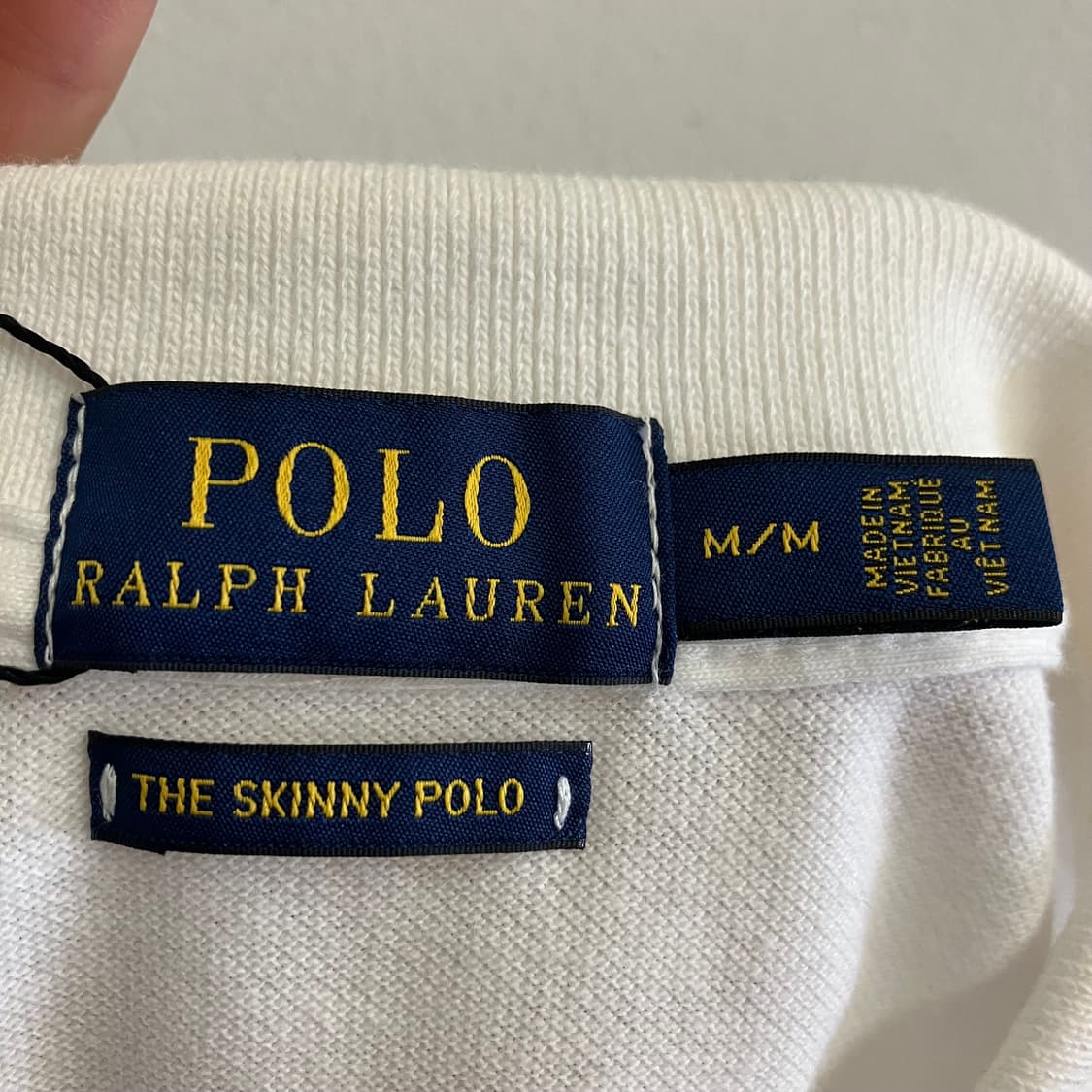 N280 폴로 빅포니 카라 반팔 pk 화이트 상품이미지2