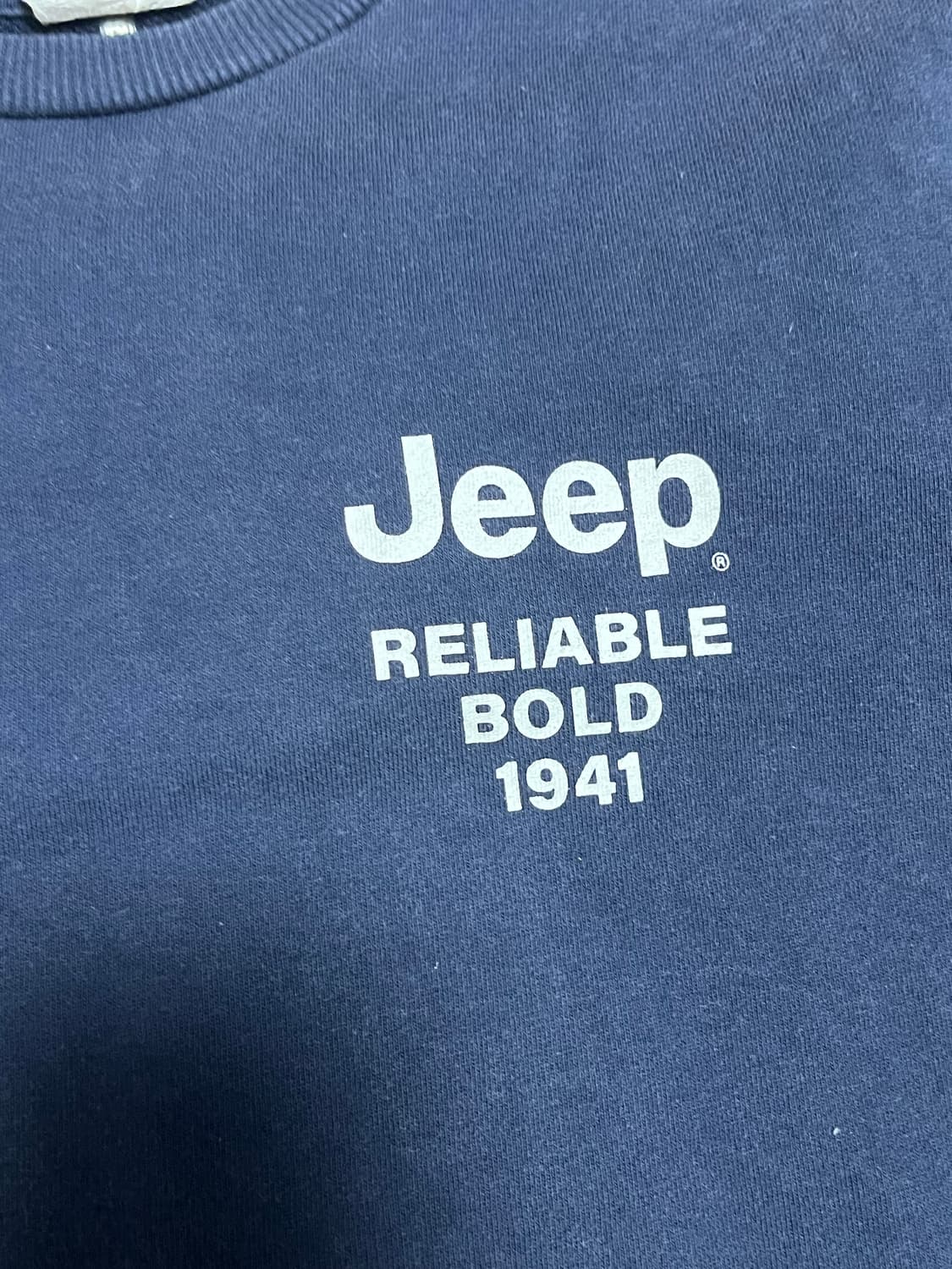 지프 맨투맨 판매합니다. 상품이미지2