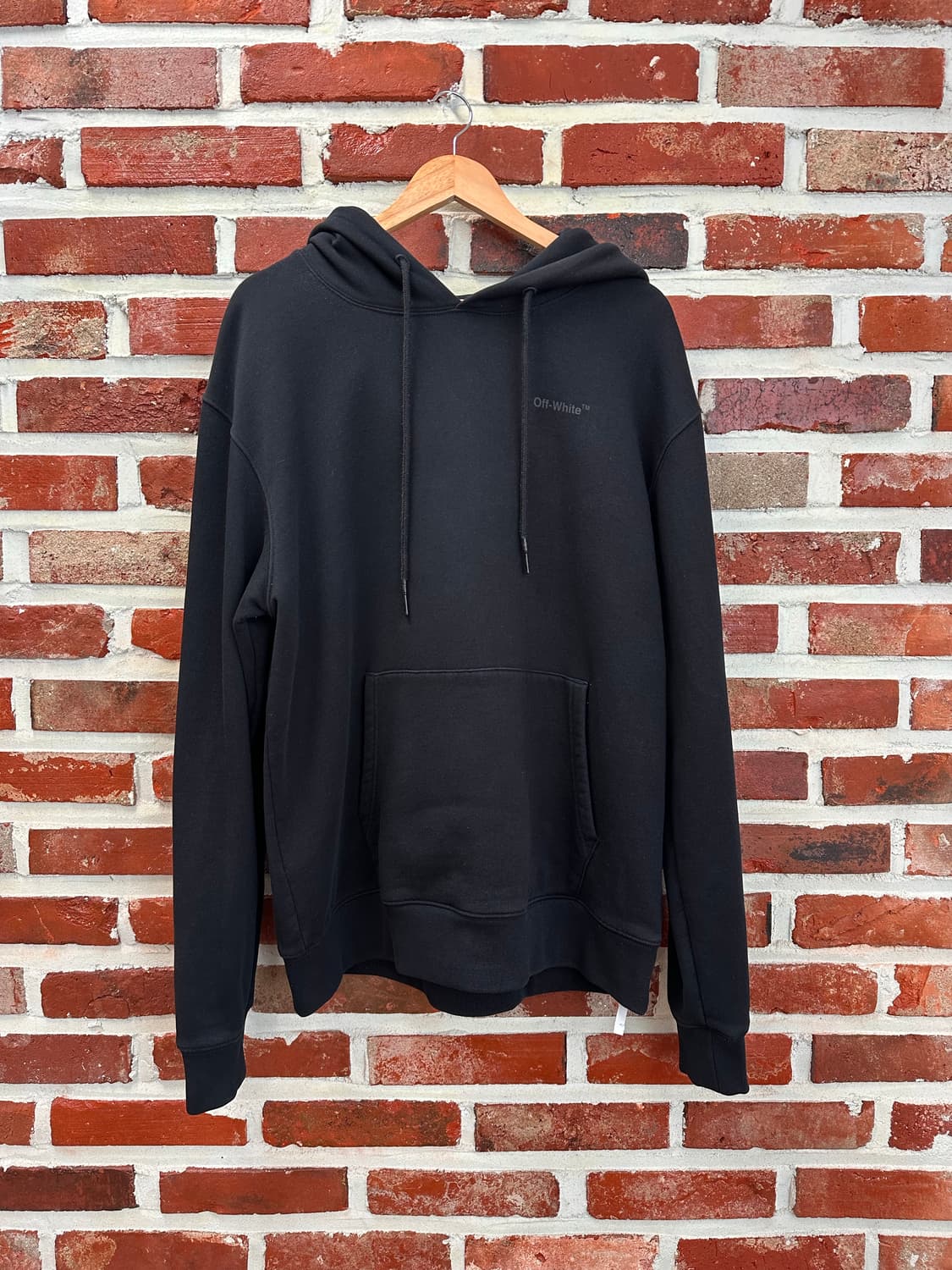 (XL)오프화이트 22SS 디아그 탭 오버후드 블랙 상품이미지1