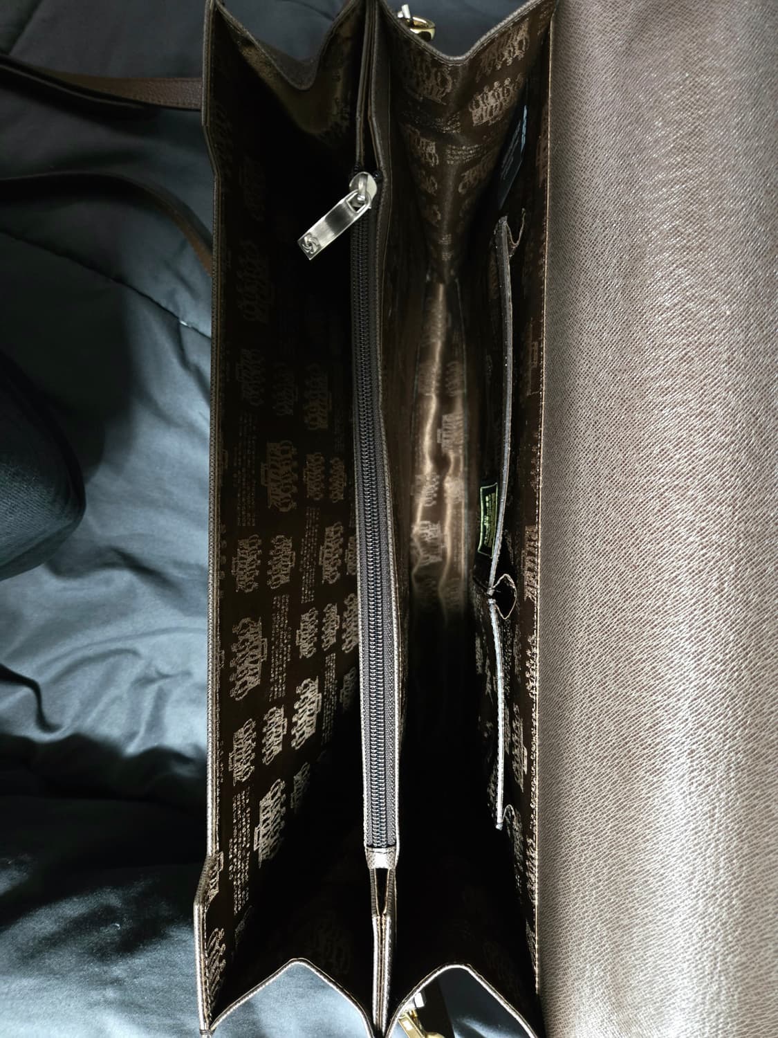 샘소나이트 브리프케이스 브라운 카우레더 사피아노 소가죽 서류가방 사첼백 상품이미지6