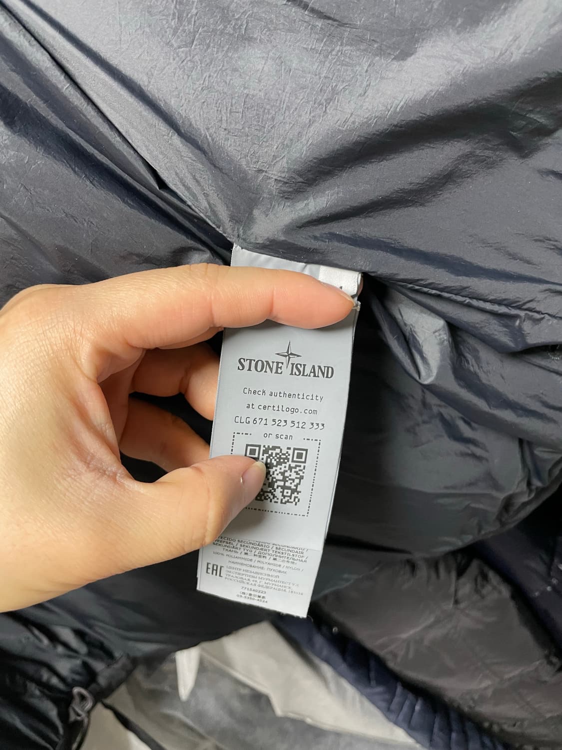 [M사이즈] 22FW 스톤아일랜드 가먼트다잉 크링클랩스 패딩 상품이미지8