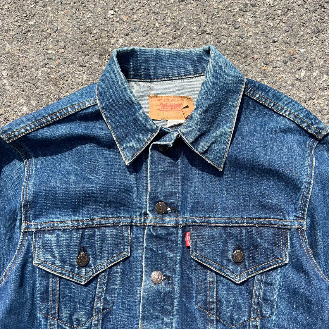 70‘s 리바이스 70505 데님 트러커 자켓 상품이미지3