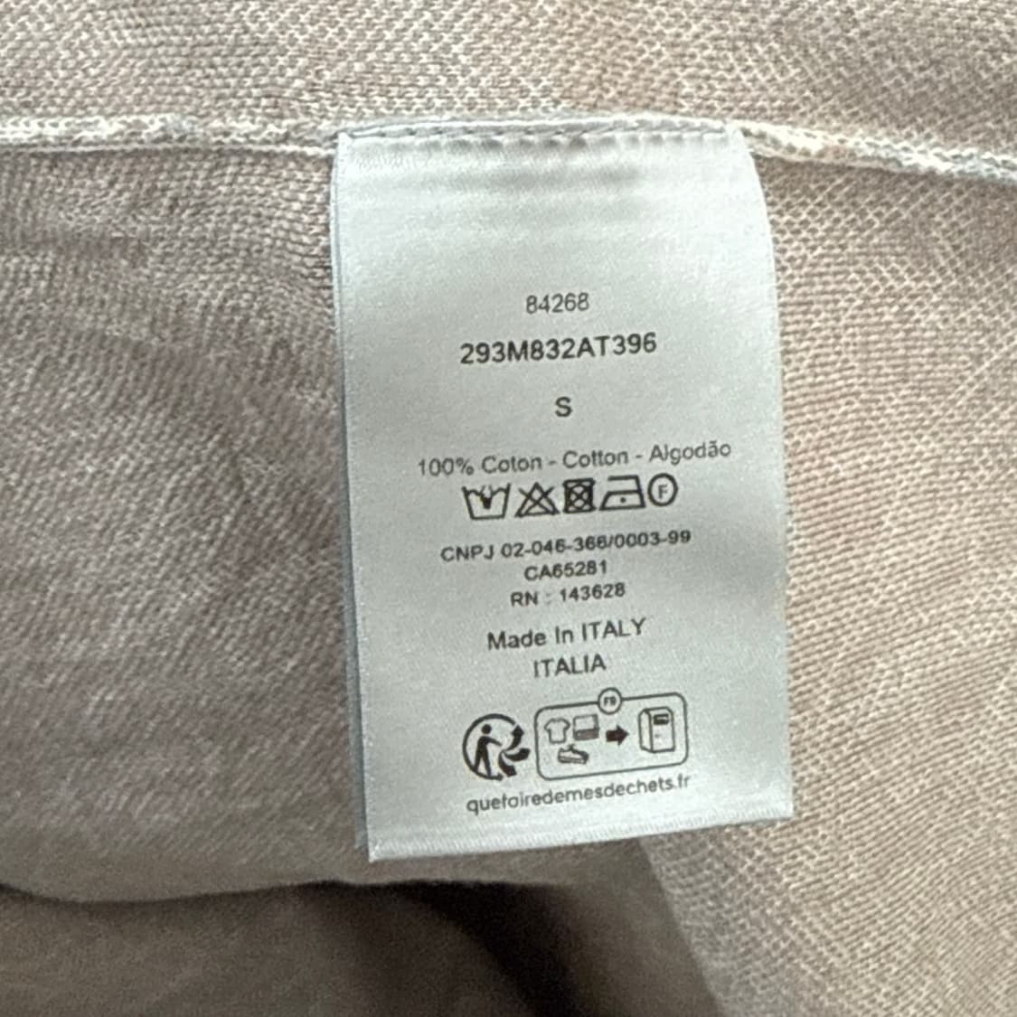 [리오브전포점] 디올 오블리크 자카드 폴로 반팔셔츠 상품이미지4