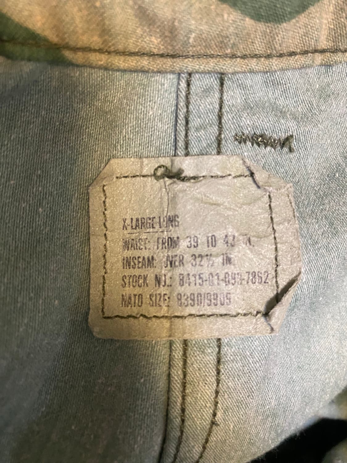 XL-L , 80s Og m65 우드랜드 필드 팬츠  상품이미지6