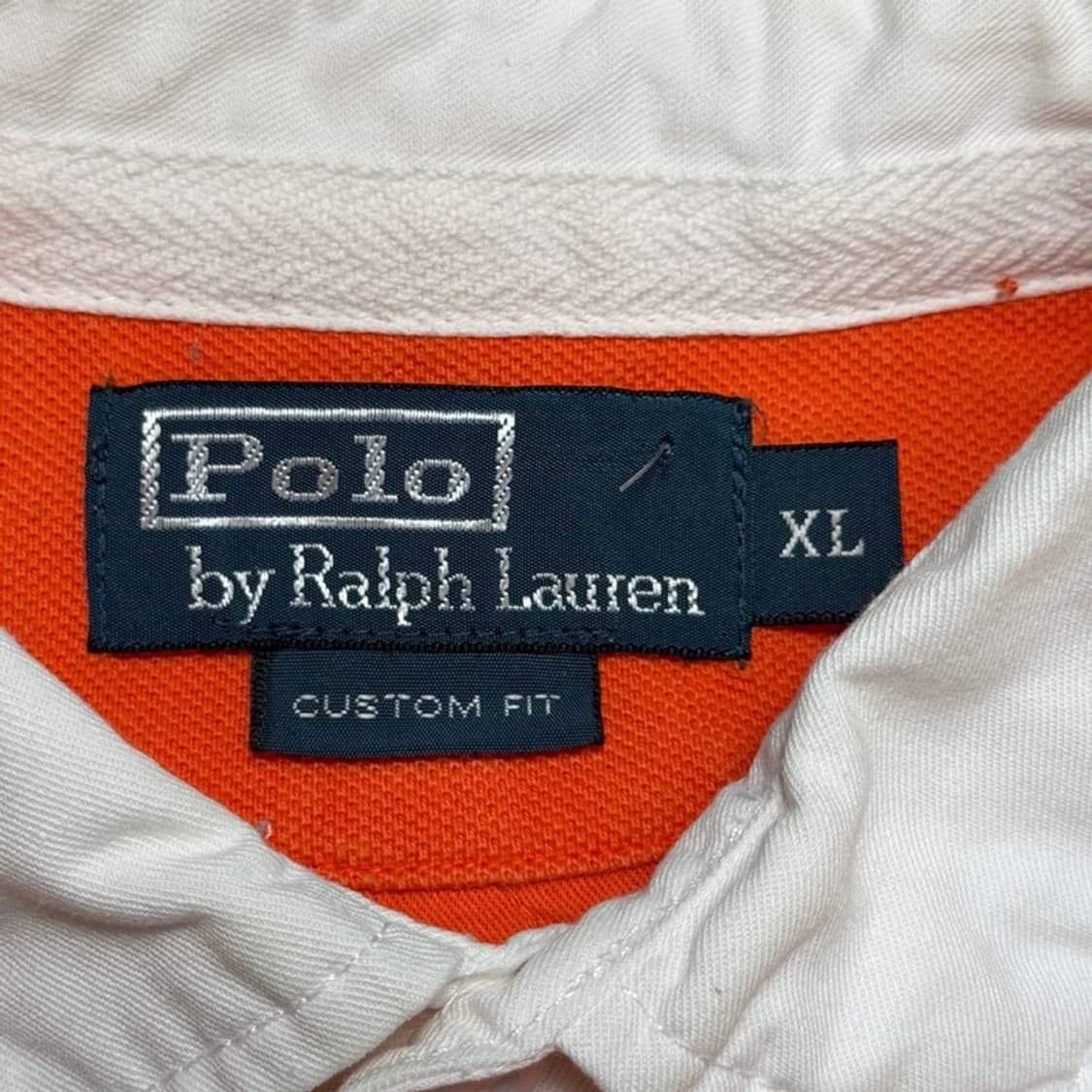 폴로 랄프로렌 빅포니 럭비 PK 카라 티셔츠 오렌지 XL 상품이미지7