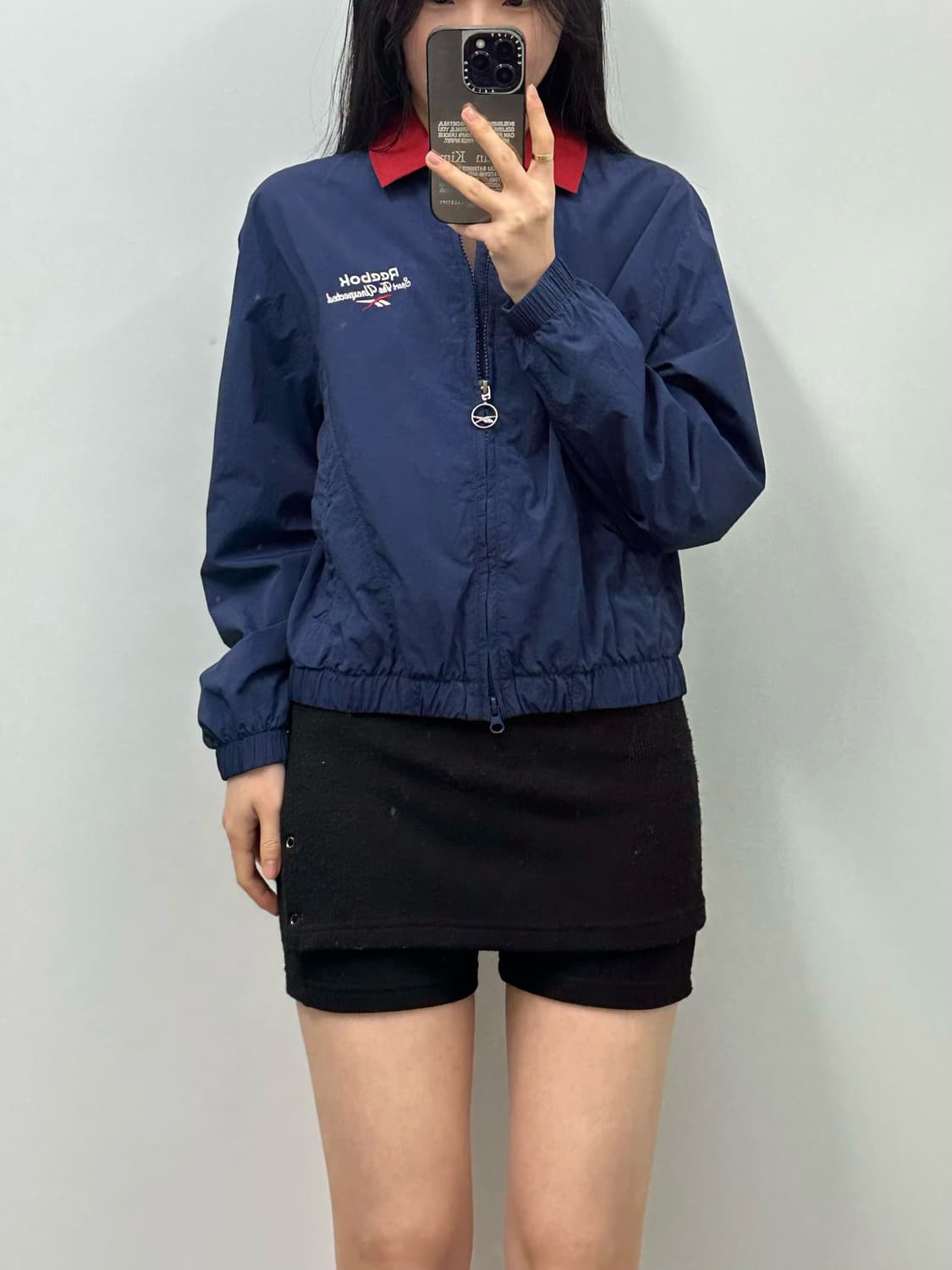 리복 올드스쿨 크롭 바람막이 상품이미지1