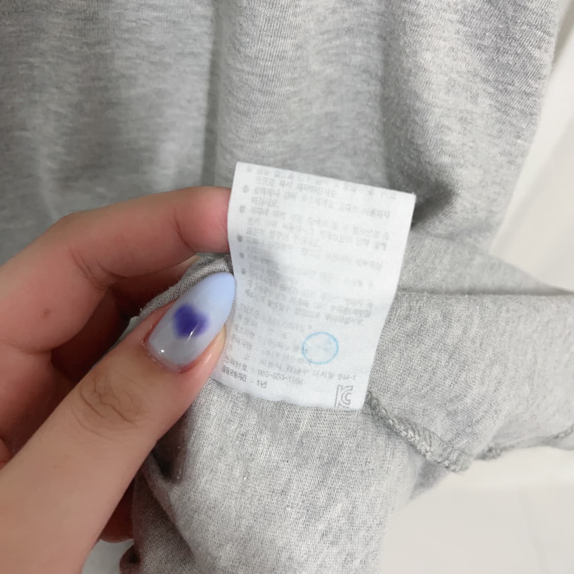 [정품] 라코스테 그레이 빅로고 라운드 반팔티 [ 4 ] 상품이미지7